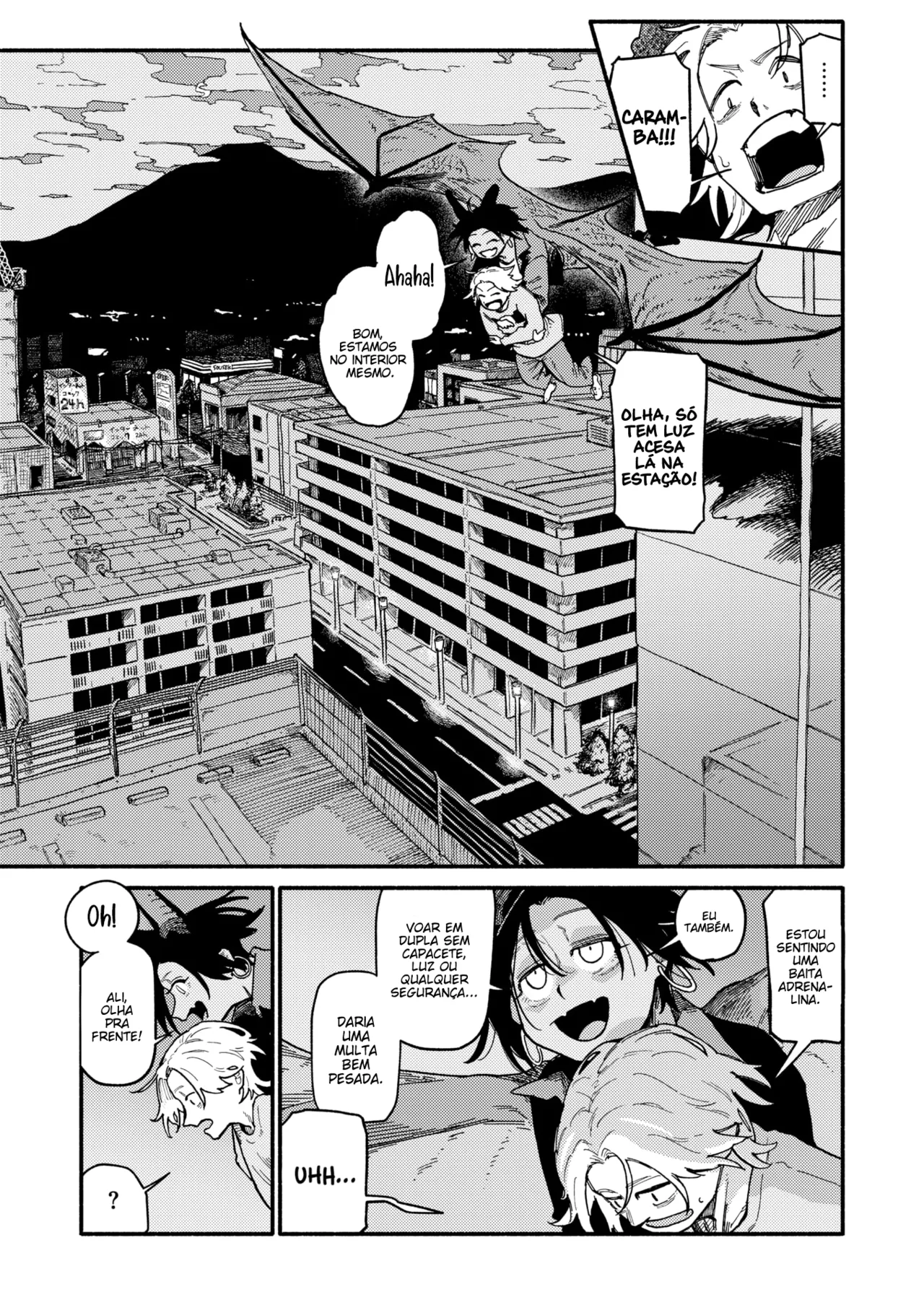 [Souseki] Yakou | Encontro Noturno (COMIC Kairakuten 2025-07) [Portuguese-BR] [Digital] 画像番号 9