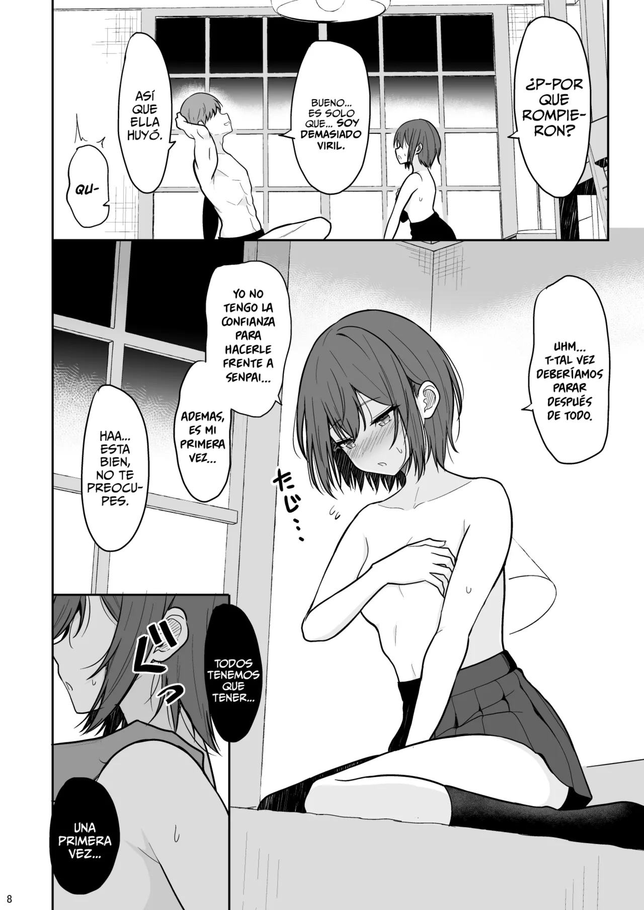 [Nekonokone (Takeyuu)] Boyish Na Kanojo O Ecchi Na Mesu Ni Suru Made | Hasta que mi Novia Tomboy se Convierta en una Pervertida [Spanish][A Crazy Pervert][Digital] image number 7