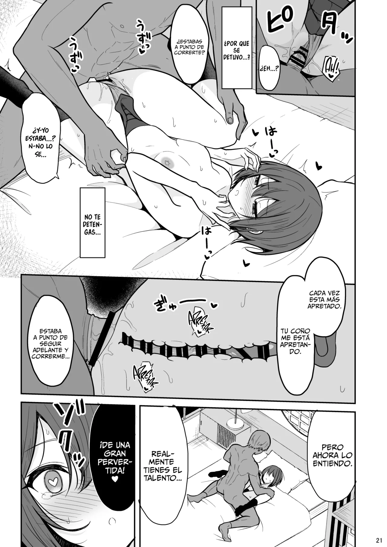 [Nekonokone (Takeyuu)] Boyish Na Kanojo O Ecchi Na Mesu Ni Suru Made | Hasta que mi Novia Tomboy se Convierta en una Pervertida [Spanish][A Crazy Pervert][Digital] image number 20