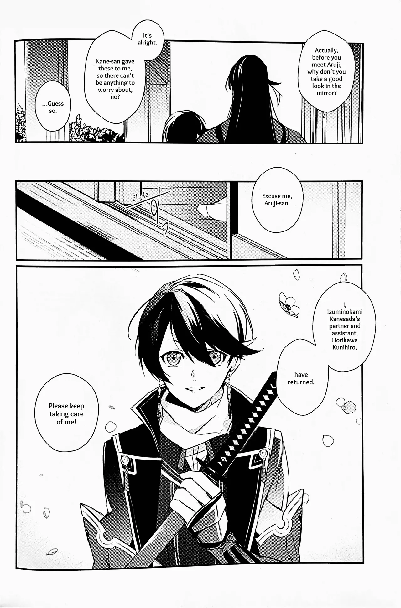 [Jibica (Hanaji)] Mimikazari Tenmatsuki | Memoirs of the Earrings (Touken Ranbu) [English] [mayabird] 이미지 번호 5