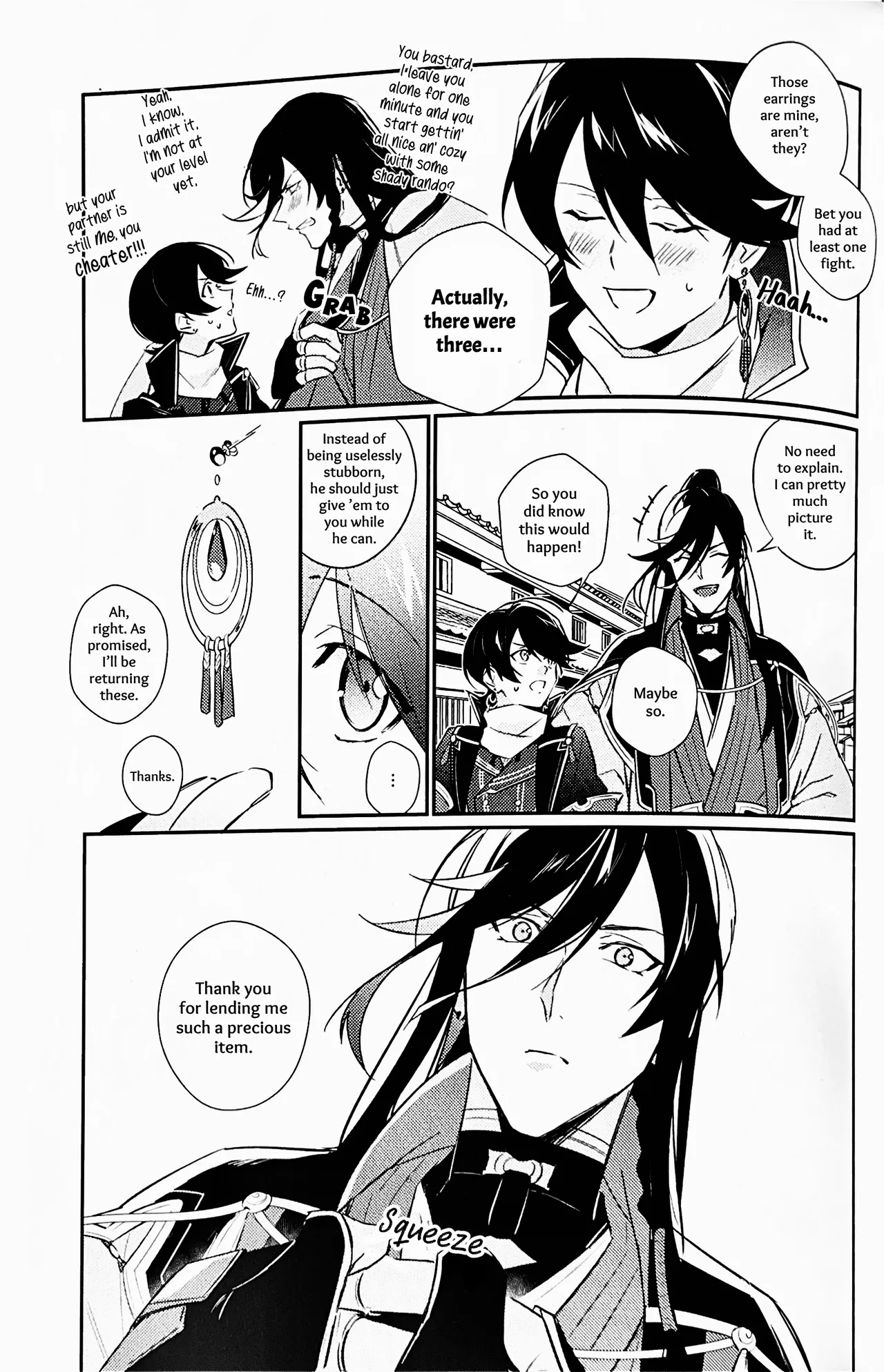 [Jibica (Hanaji)] Mimikazari Tenmatsuki | Memoirs of the Earrings (Touken Ranbu) [English] [mayabird] 이미지 번호 18