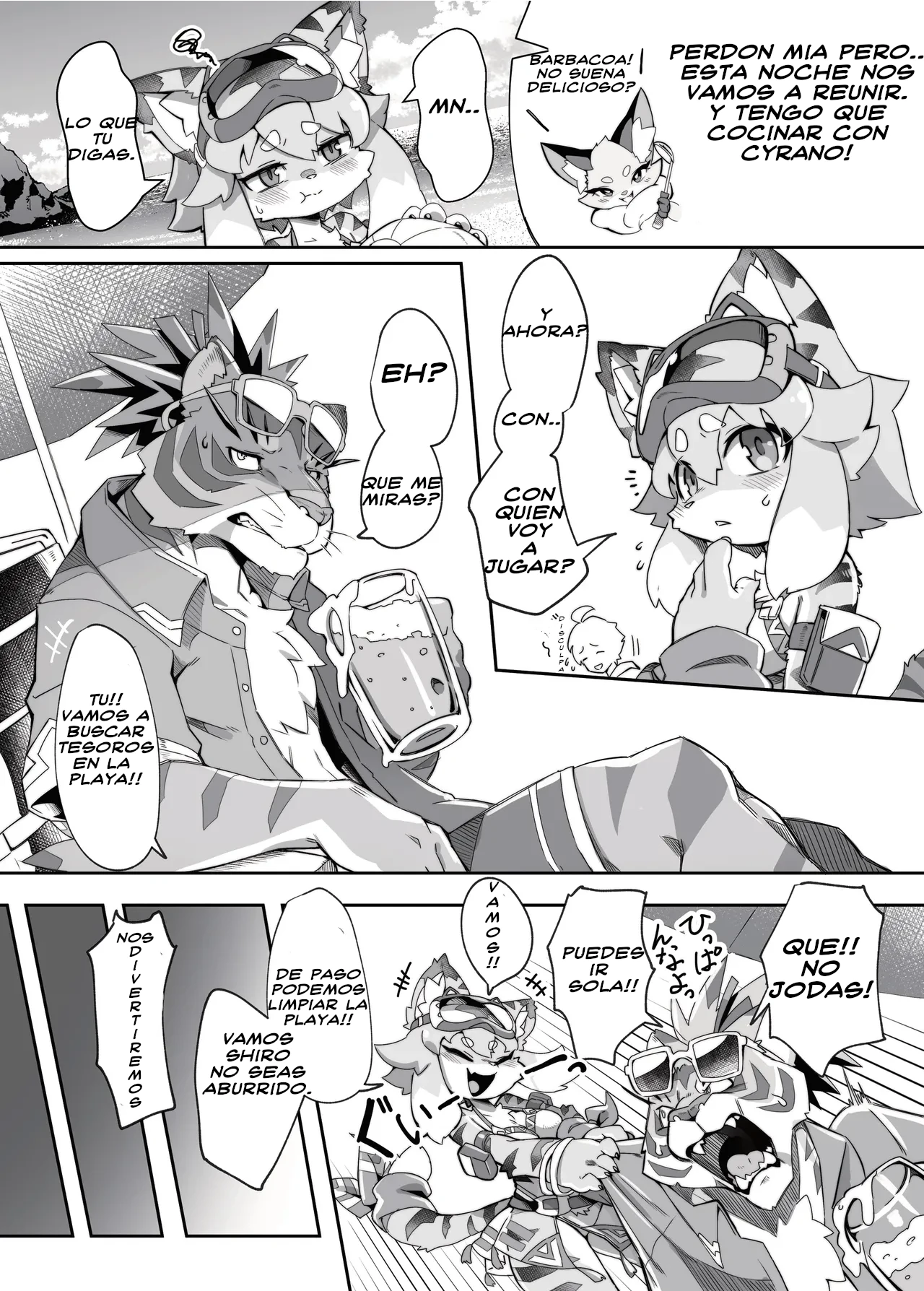 [Tamanokoshi (Tamanosuke)] Shirano Vacation (hank_salaz) [Spanish] [Digital] imagen número 3