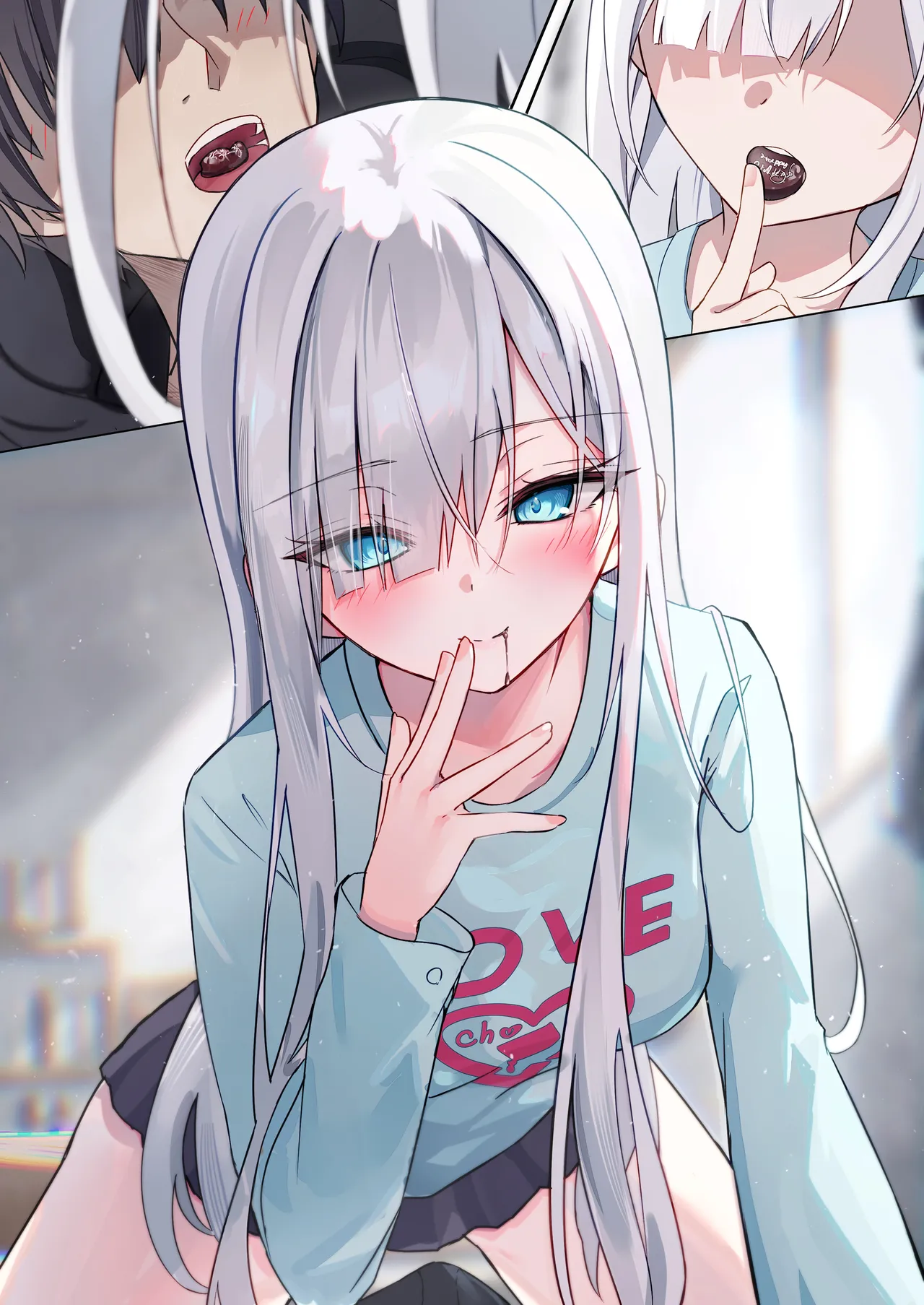 [どちゃしこ] チョコの渡し方が大胆すぎる義まいちゃん image number 8