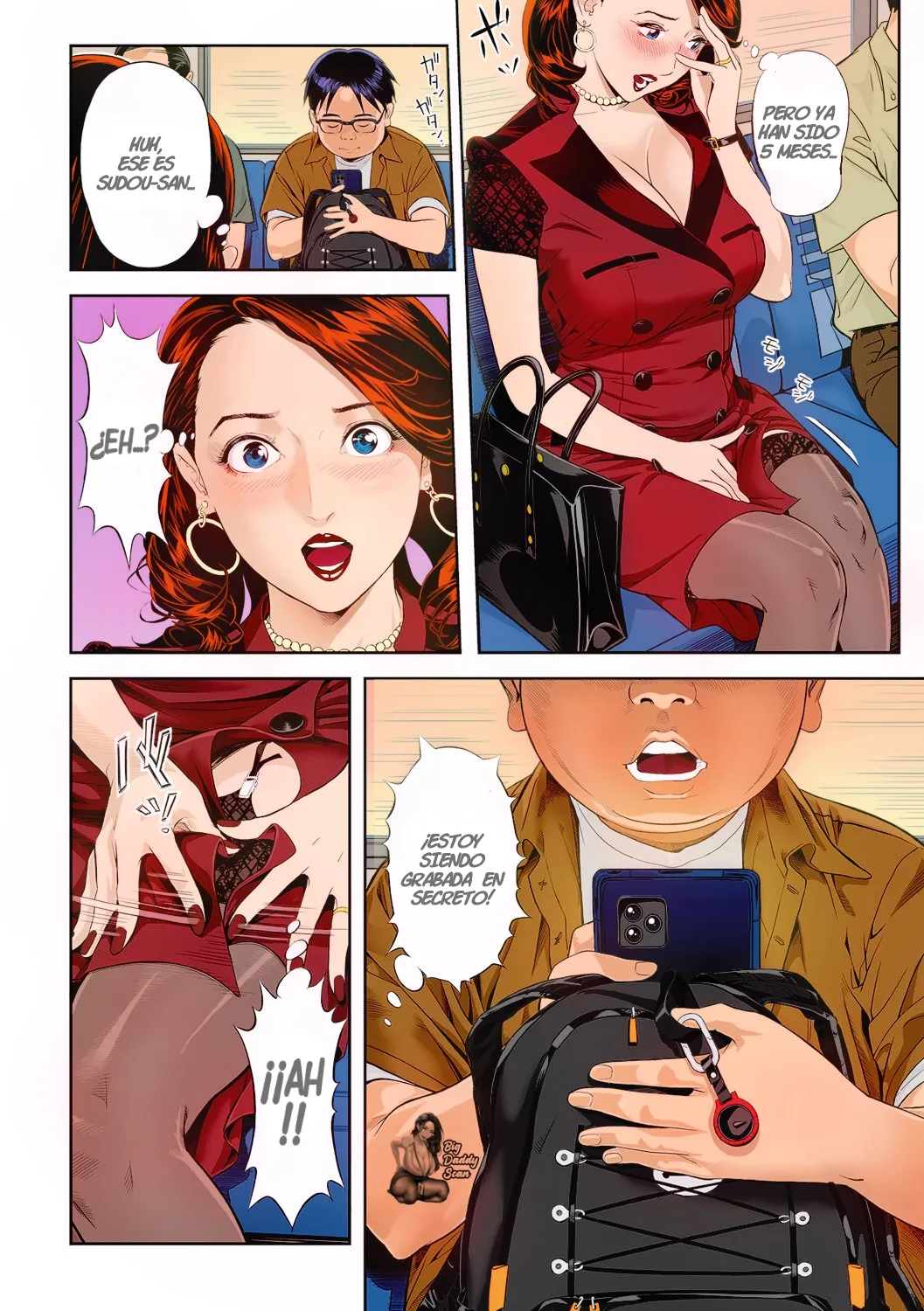 [Hara Shigeyuki] Moteki na Oku-sama｜Una Esposa♥︎Motivada (Web Comic Toutetsu Vol. 94) [Spanish] [BigDaddy Scan] [Colorized] 画像番号 4