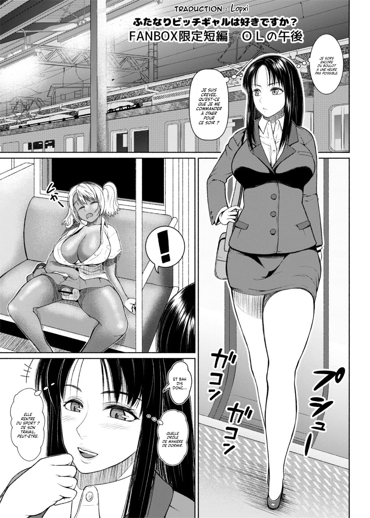 [ray-raw (Nobuhiro)] Futa Bitch Bangaihen OL no Gogo [French] [Lopxi] numero di immagine  1