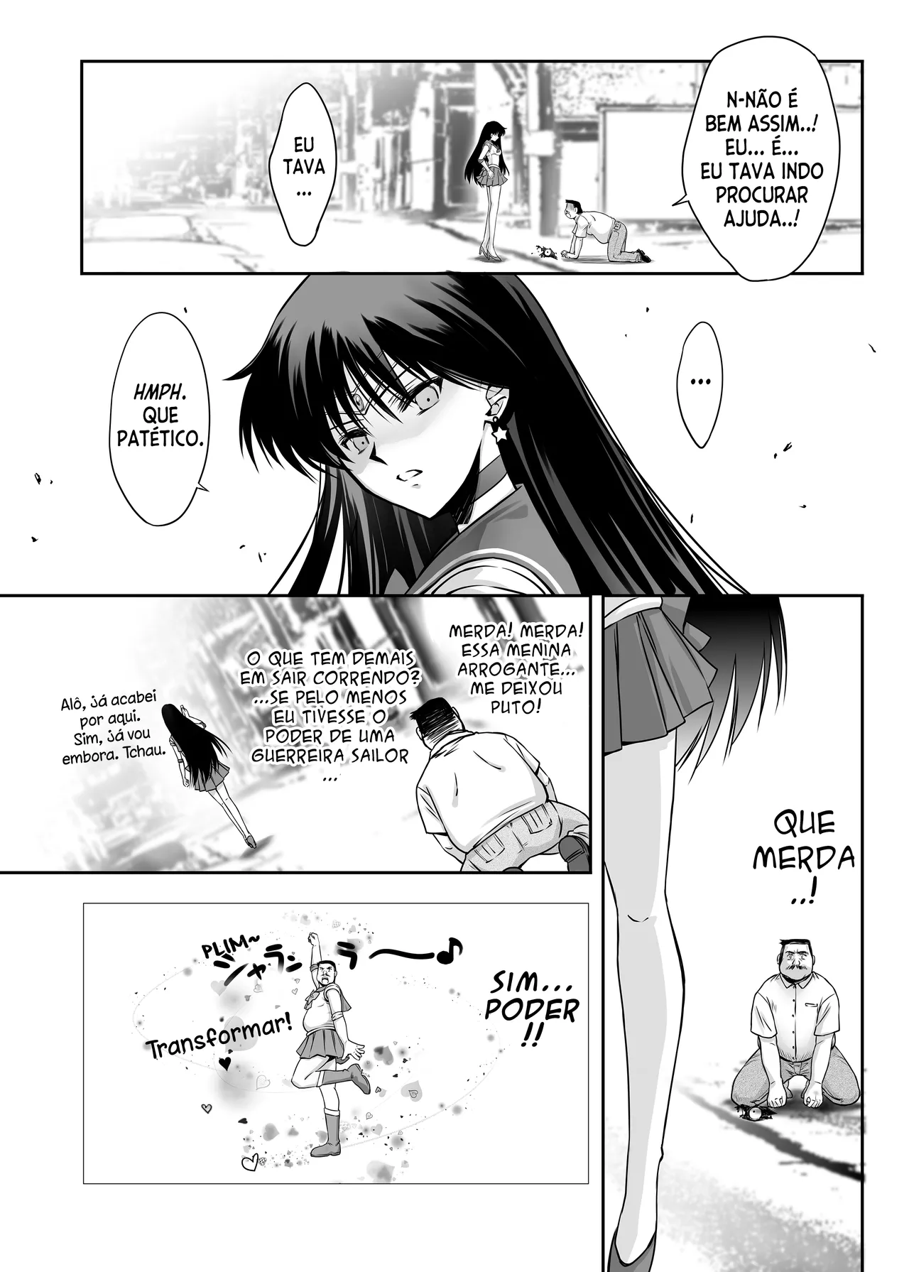 [Blue Garnet (Serizawa Katsumi)] A estrela foi corrompida 1 | Sono Hoshi wa Yogosarete 1 (Bishoujo Senshi Sailor Moon) [Portuguese] Bildnummer 8