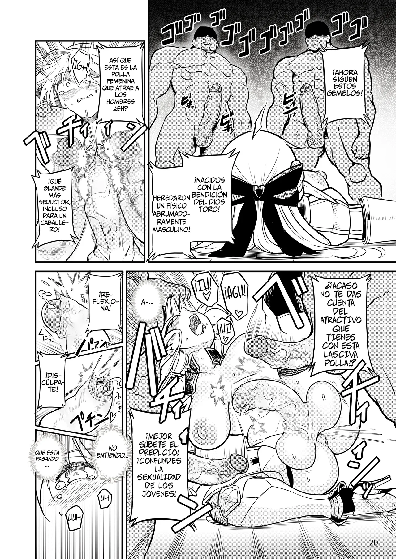 [Efuya (Messy)] Futanari Elf Onna Kishi Verina Ryojoku Sakusei Kangoku [Spanish] [Decensored] [Digital] Bildnummer 20