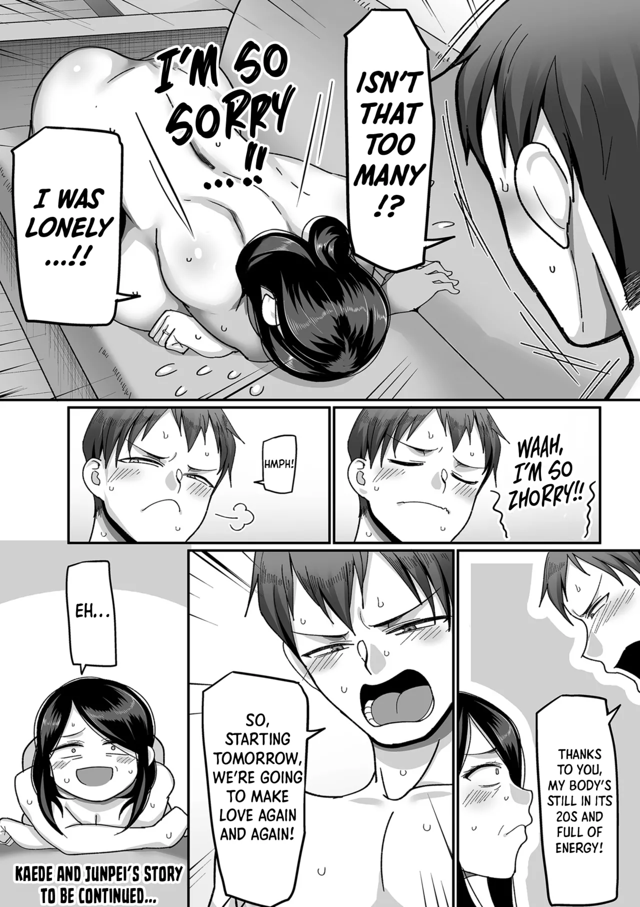 [Yamamoto Zenzen] Kaede to Junpei no Baai 1 | Kaede and Junpei’s Story 1 (Nijuunen (Fu) Itchi) [English] [Shiro Translation] [Digital] 이미지 번호 36