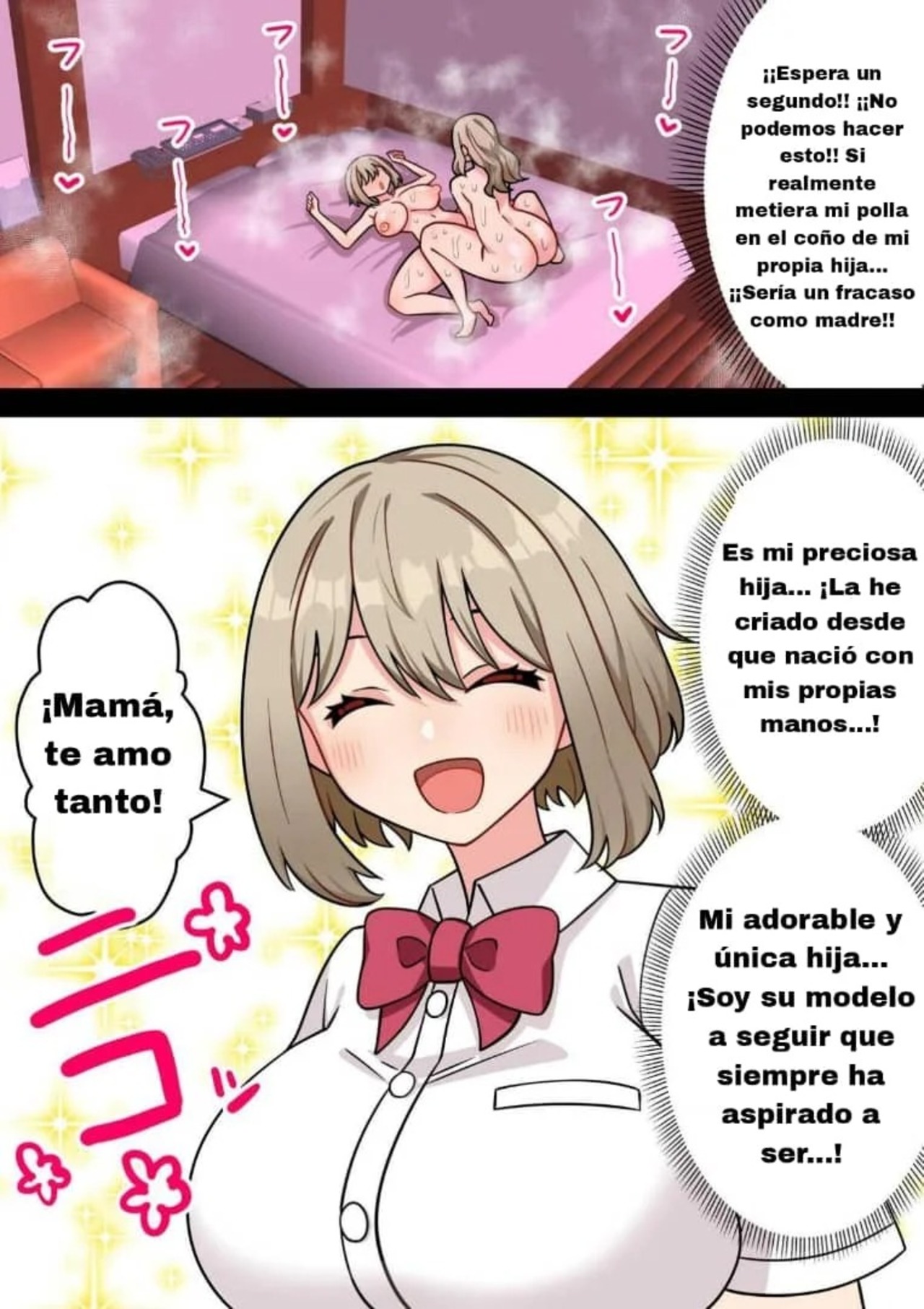 [Hotaru] Futanari Miboujin ga Joshikou no Tsuugakuro Chinpo Toorima ni Naru Hanashi [Spanish] [Carlos_15] image number 54