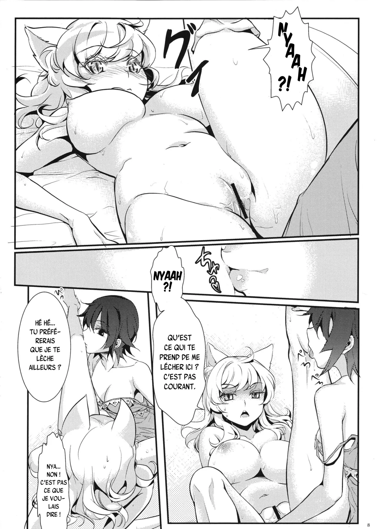 (CT22) [Soramimi (Mytyl)] Neko Douraku (Bakemonogatari) [French] {SAXtrad} 图片编号 9