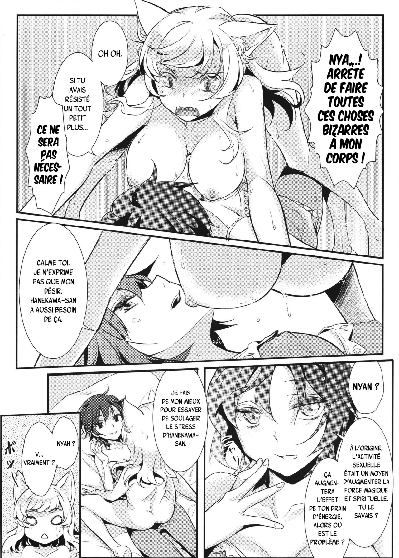 (CT22) [Soramimi (Mytyl)] Neko Douraku (Bakemonogatari) [French] {SAXtrad} 图片编号 12