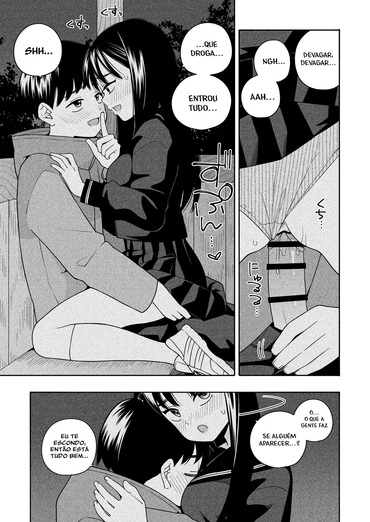 [Line Out (Kiiroi Tamago)] Yonayona Futari wa Warui koto | Noite Após Noite, Os Dois Aprontam [Portuguese-BR] [Jonas Rosa] 이미지 번호 76