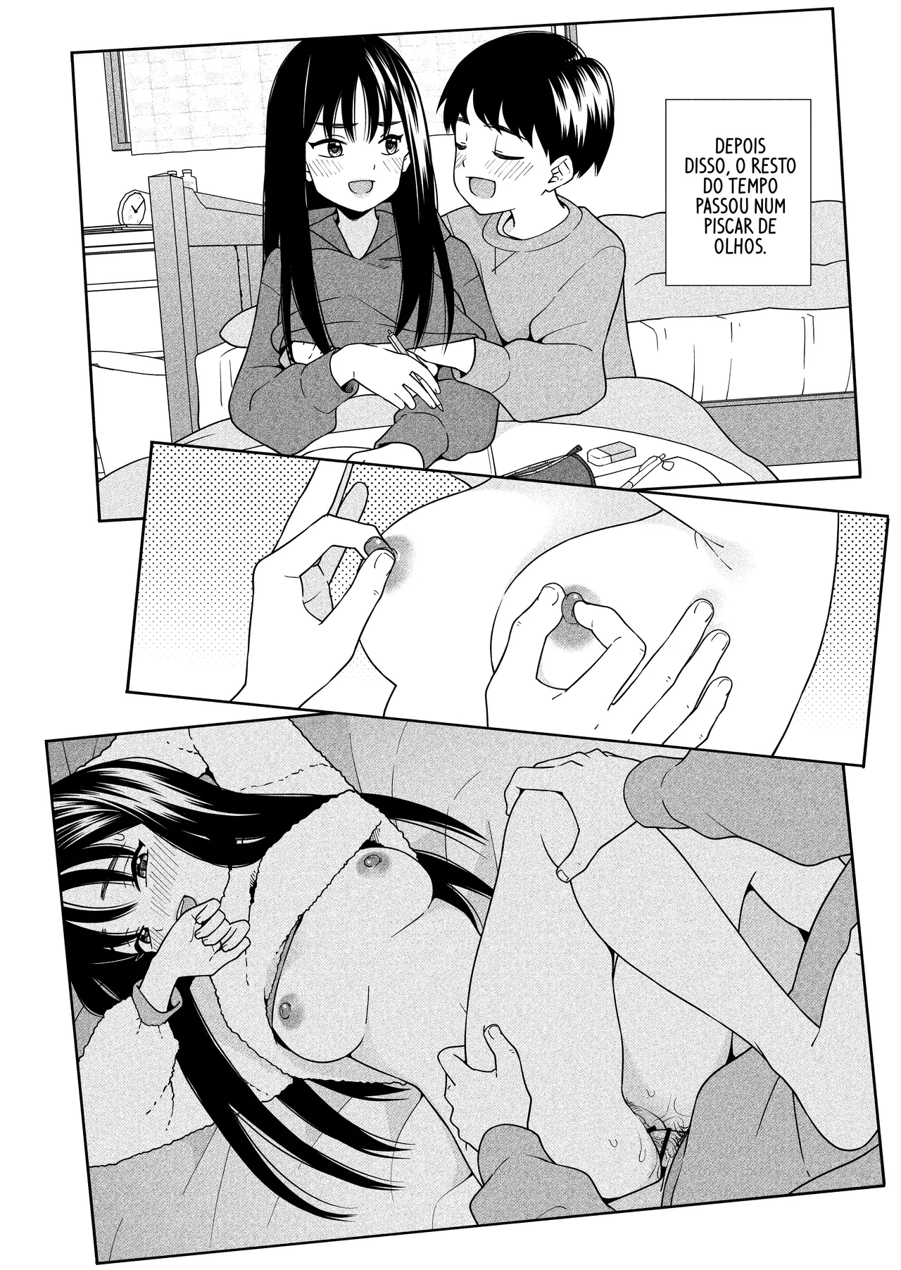 [Line Out (Kiiroi Tamago)] Yonayona Futari wa Warui koto | Noite Após Noite, Os Dois Aprontam [Portuguese-BR] [Jonas Rosa] 이미지 번호 89