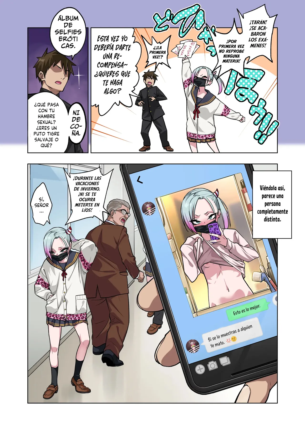 [Gujira 4 Gou (Gujira)] Tsuntsun Yankee-chan wa Yowayowa Chikubi o Ijireba Kekkou Nandemo Yarasete Kureru 3｜La Yankke que te Dejará Hacer Casi Cualquier Cosa Si Juegas con Sus Pezones Sensibles 3 [Spanish] [Traductor X] numero di immagine  28