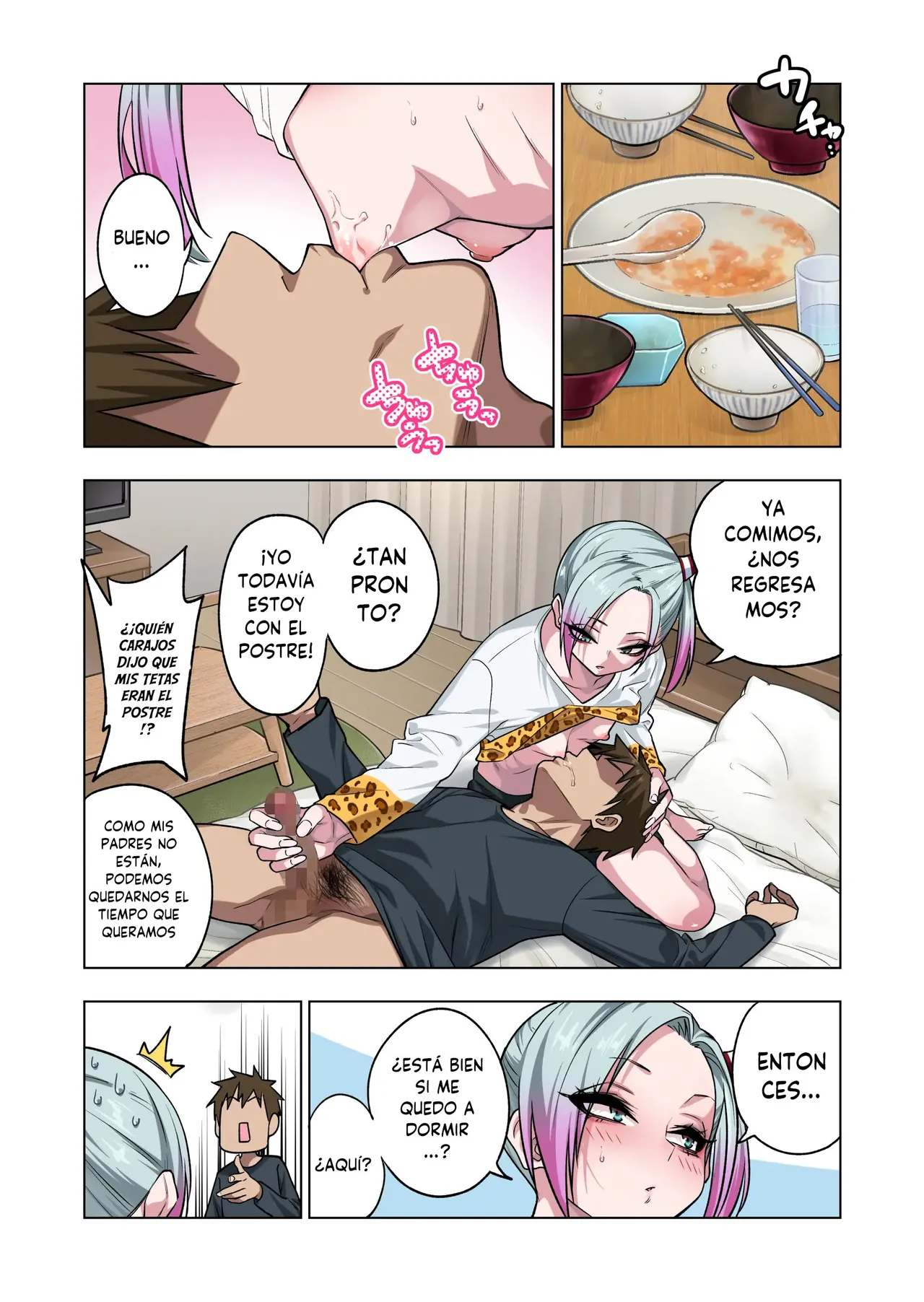 [Gujira 4 Gou (Gujira)] Tsuntsun Yankee-chan wa Yowayowa Chikubi o Ijireba Kekkou Nandemo Yarasete Kureru 3｜La Yankke que te Dejará Hacer Casi Cualquier Cosa Si Juegas con Sus Pezones Sensibles 3 [Spanish] [Traductor X] numero di immagine  34