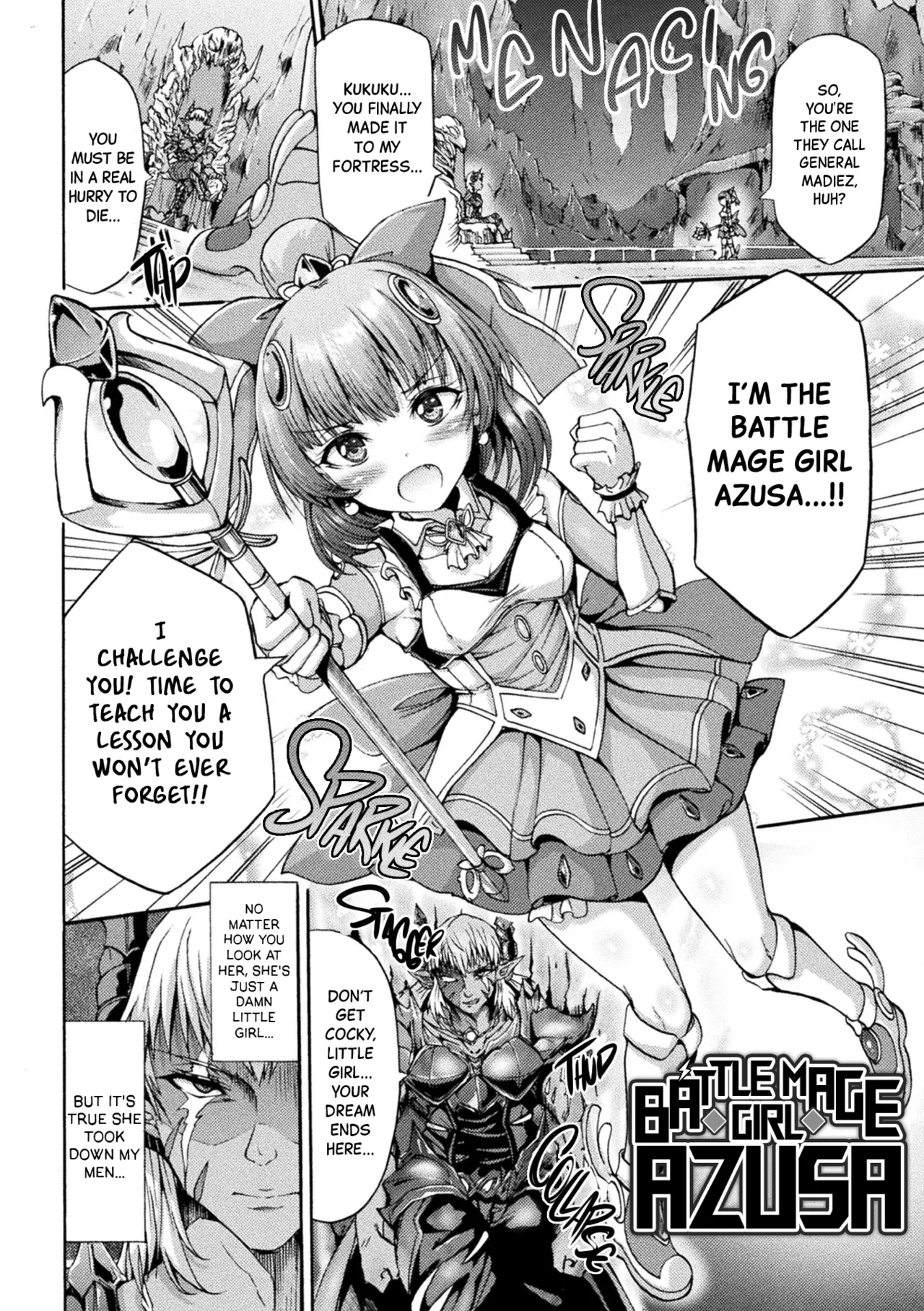 [Wasu] Matou Shoujo Azusa Ch.1-2 (Fallen Fantasy -Ochitaru Gensou-) [English] [Black Grimoires] [Decensored] [Digital] изображение № 2