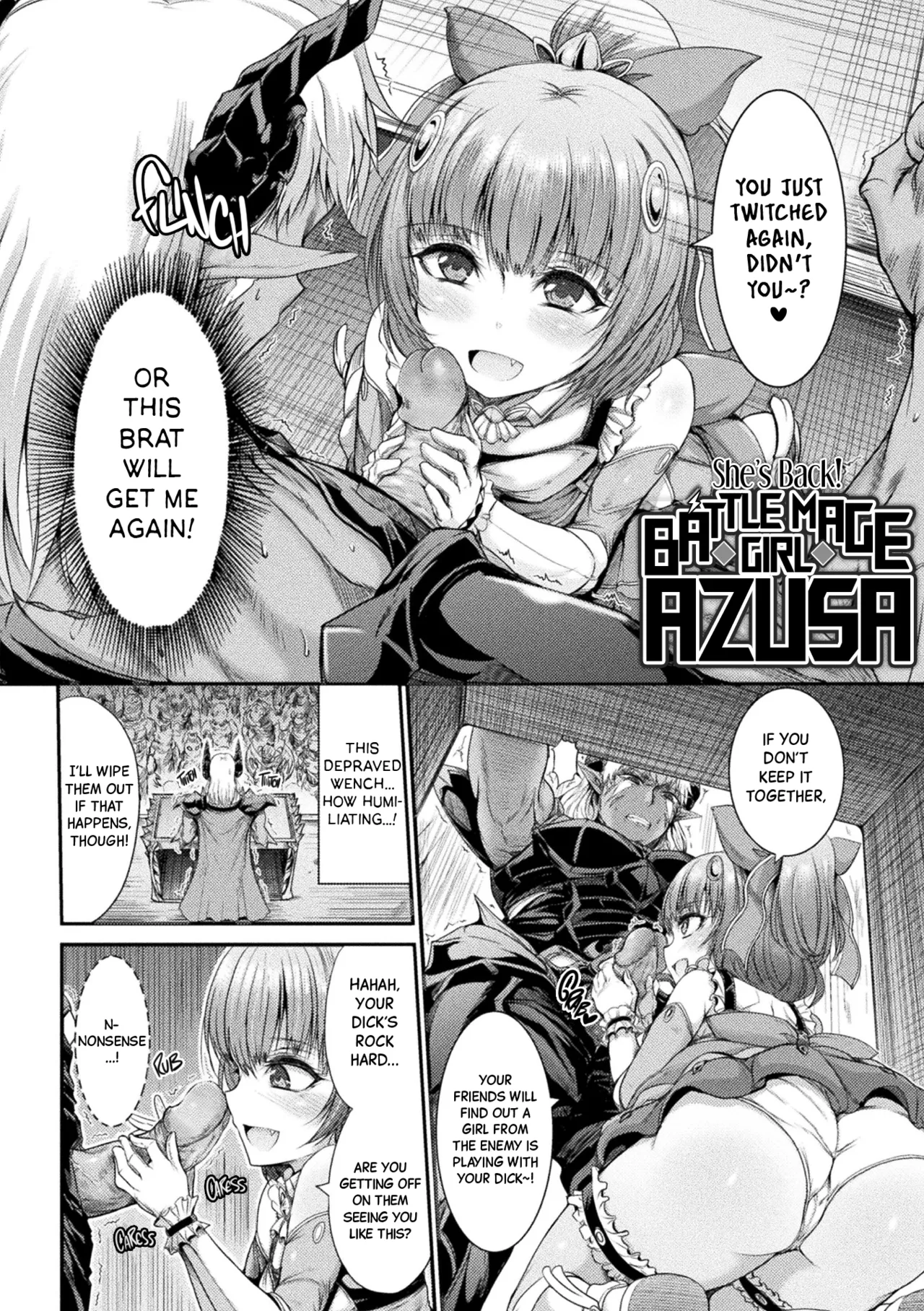 [Wasu] Matou Shoujo Azusa Ch.1-2 (Fallen Fantasy -Ochitaru Gensou-) [English] [Black Grimoires] [Decensored] [Digital] изображение № 24