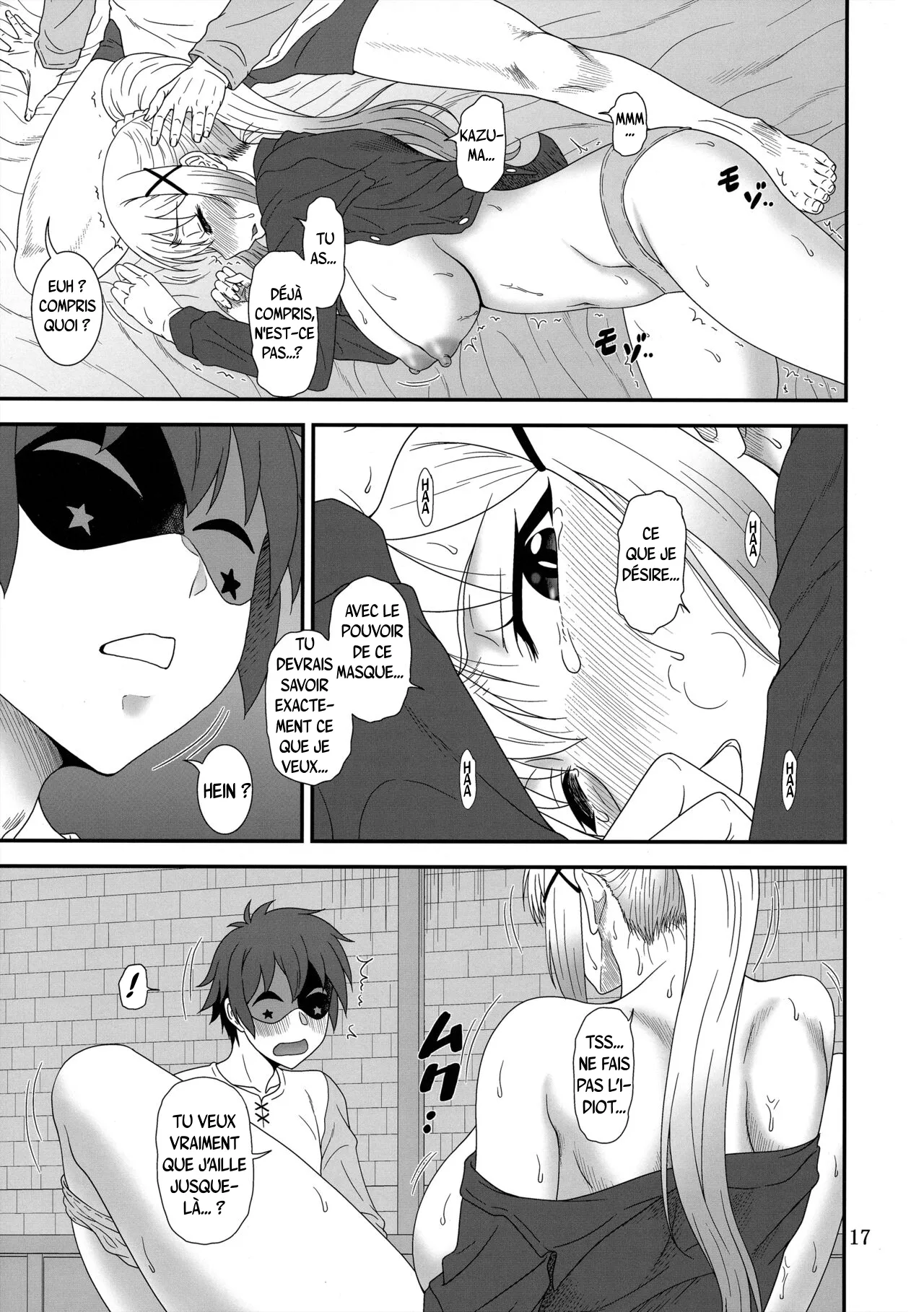 (C104) [Oretachi Misnon Ikka (Suhara Shiina)] Trouble Batsuness | Les troubles de batsuness (Kono Subarashii Sekai ni Syukufuku o!) [French] image number 16