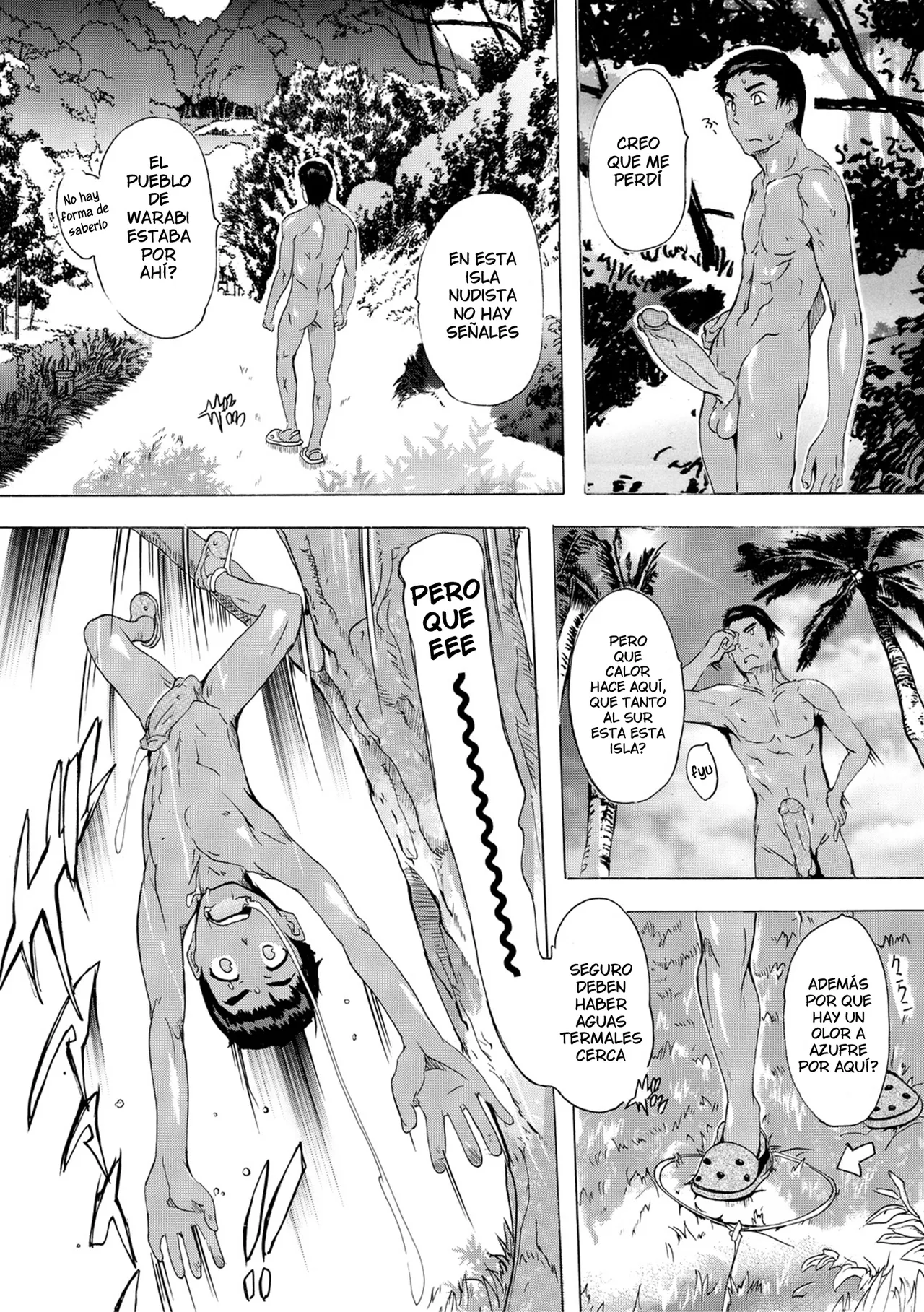 [Natsuka Q-ya] Saiin! Zenra-jima (Chap. 4) | Afrodisiaco! La Isla Nudista (Cap. 4) [Spanish] [Decensored][Digital][Harenchi no Fansub] 图片编号 1