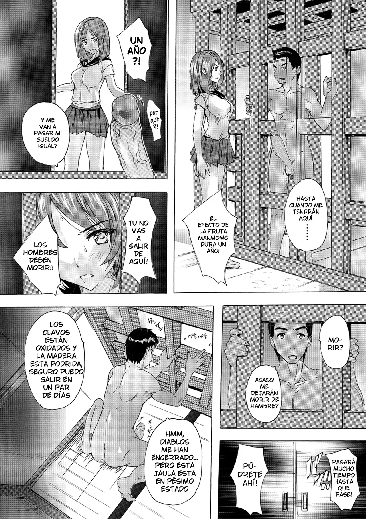 [Natsuka Q-ya] Saiin! Zenra-jima (Chap. 4) | Afrodisiaco! La Isla Nudista (Cap. 4) [Spanish] [Decensored][Digital][Harenchi no Fansub] 图片编号 5