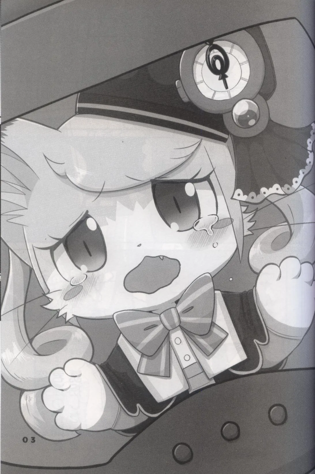 [Kajigurumi (Kajiura)] Kurona-Chan Ha Sarawarete Shimatsuta! (Cat Busters) [Chinese] image number 2