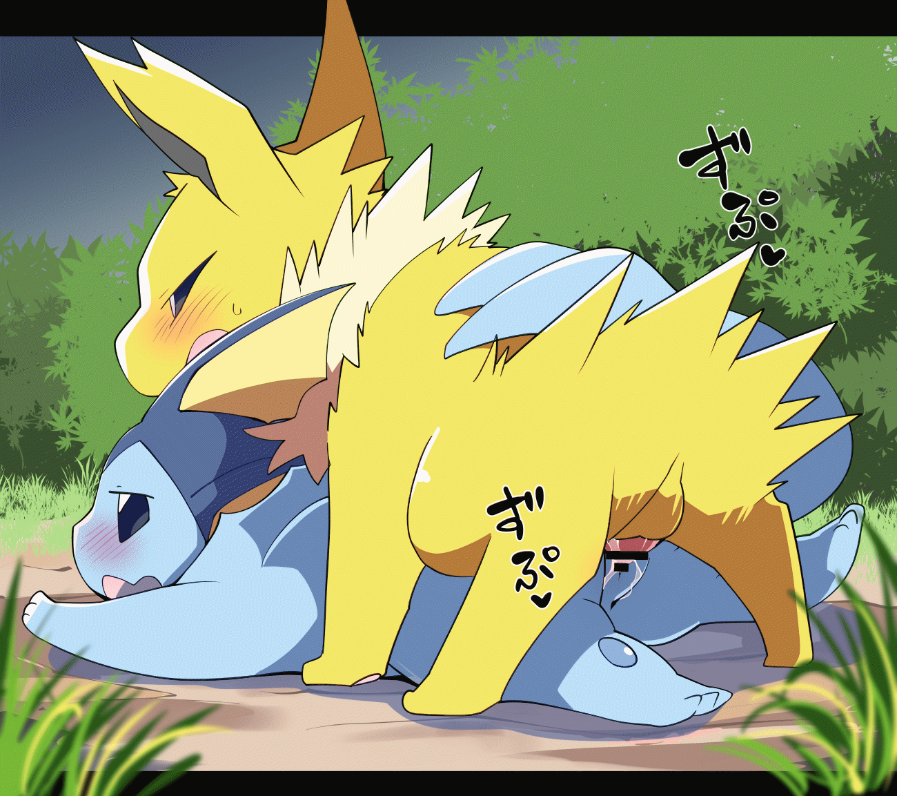 一气呵成画的解压漫画⚡️💧（水無月鈴風个人漢化） première image