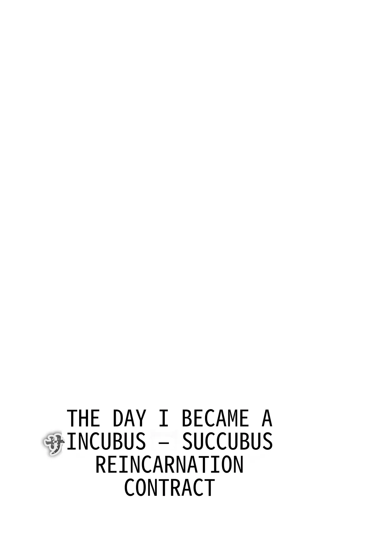[Makura] The Day I Became a Succubus - The Incubus Reincarnation Contract 图片编号 2