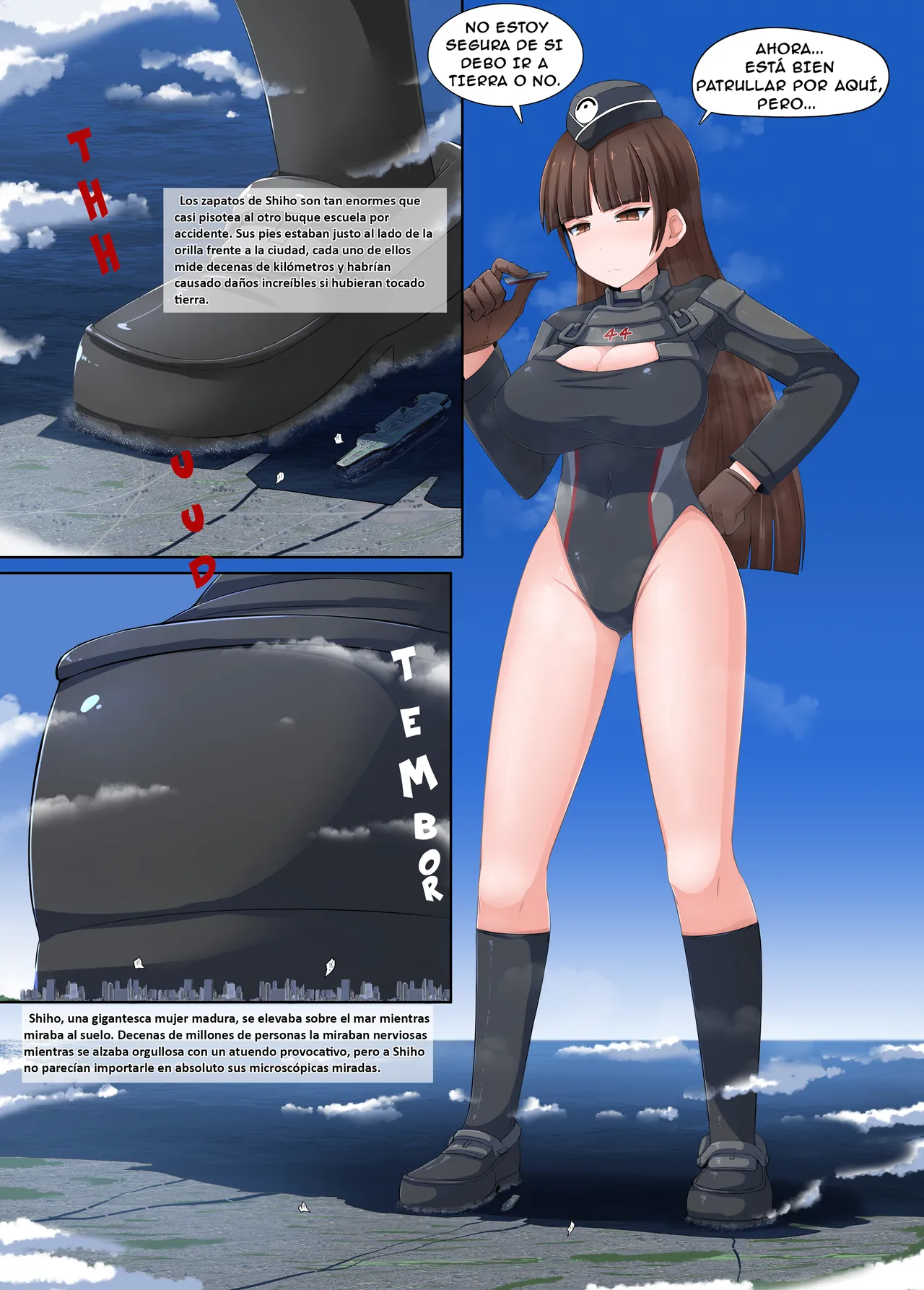 [Ochikonium (Terada Ochiko)] Giga Shiporin (Girls und Panzer) [Spanish] image number 4