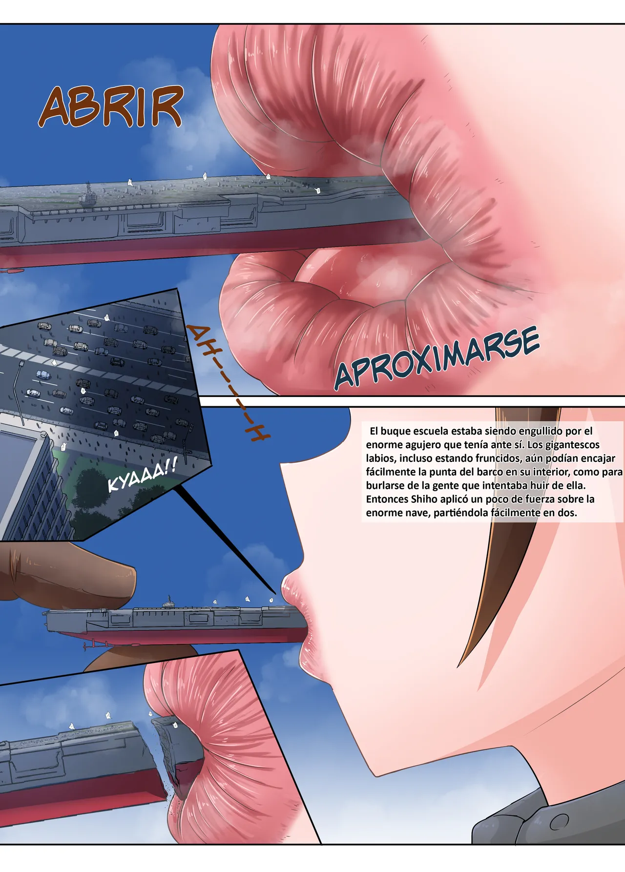 [Ochikonium (Terada Ochiko)] Giga Shiporin (Girls und Panzer) [Spanish] image number 6