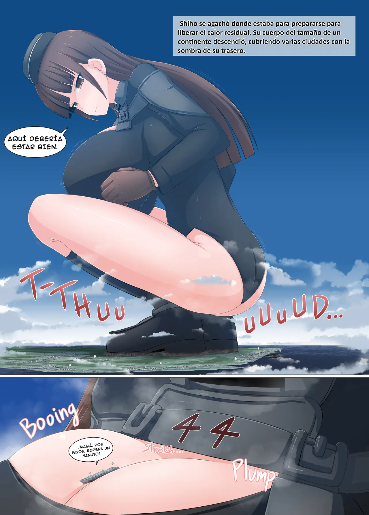 [Ochikonium (Terada Ochiko)] Giga Shiporin (Girls und Panzer) [Spanish] image number 14