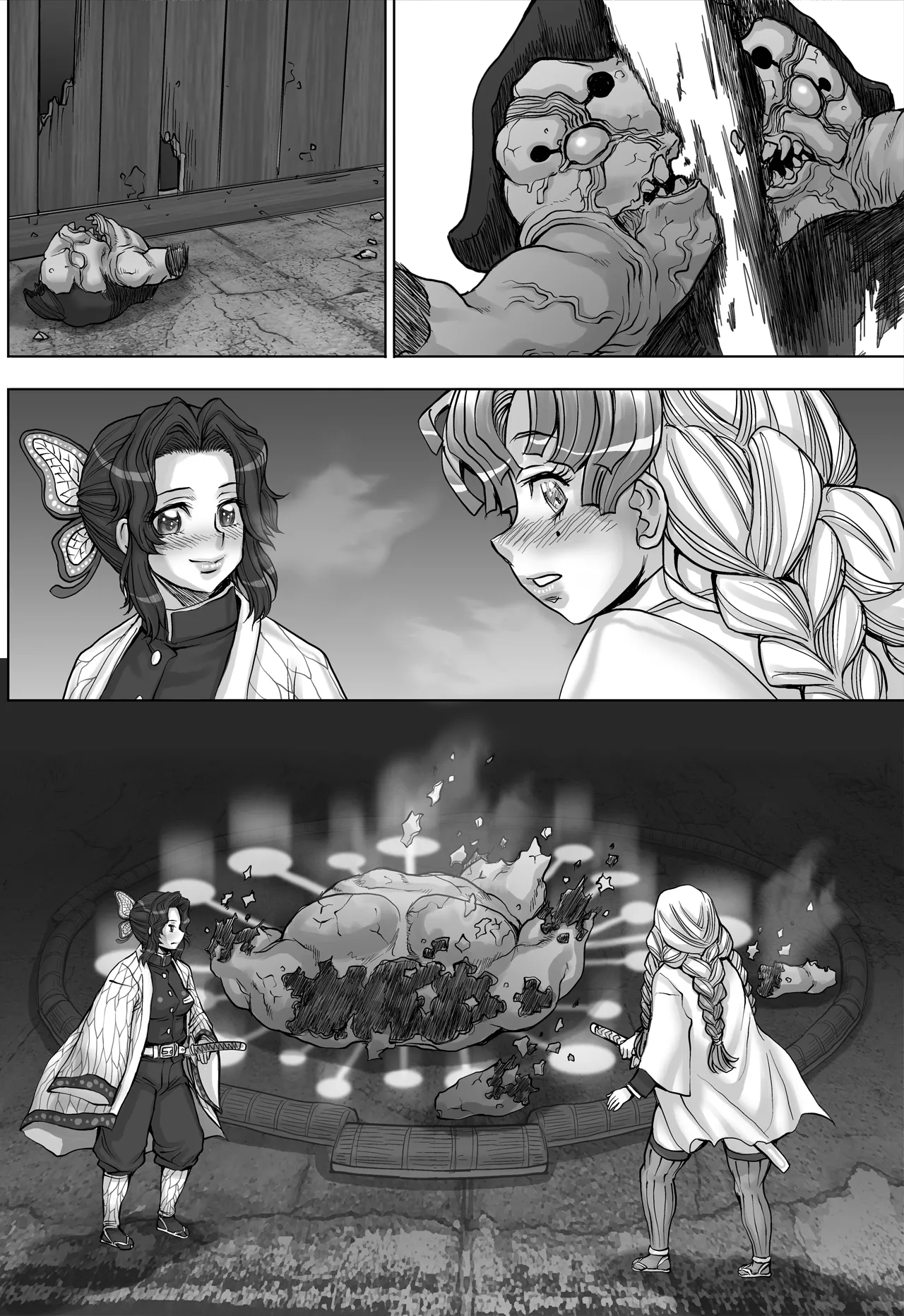 [すたじお☆たぱたぱ (戦国くん)] 全裸にまわしですもうをとらないとでられない部屋 ～鬼ヲ継グ桃～ 이미지 번호 46