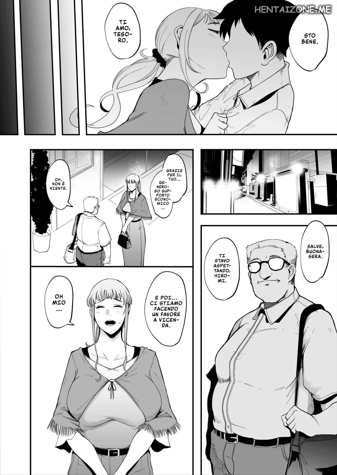 [SOUND MILK (Otochichi)] Fella Mask Fujin | Pompini in Maschera per Mia Moglie [Italian] image number 4