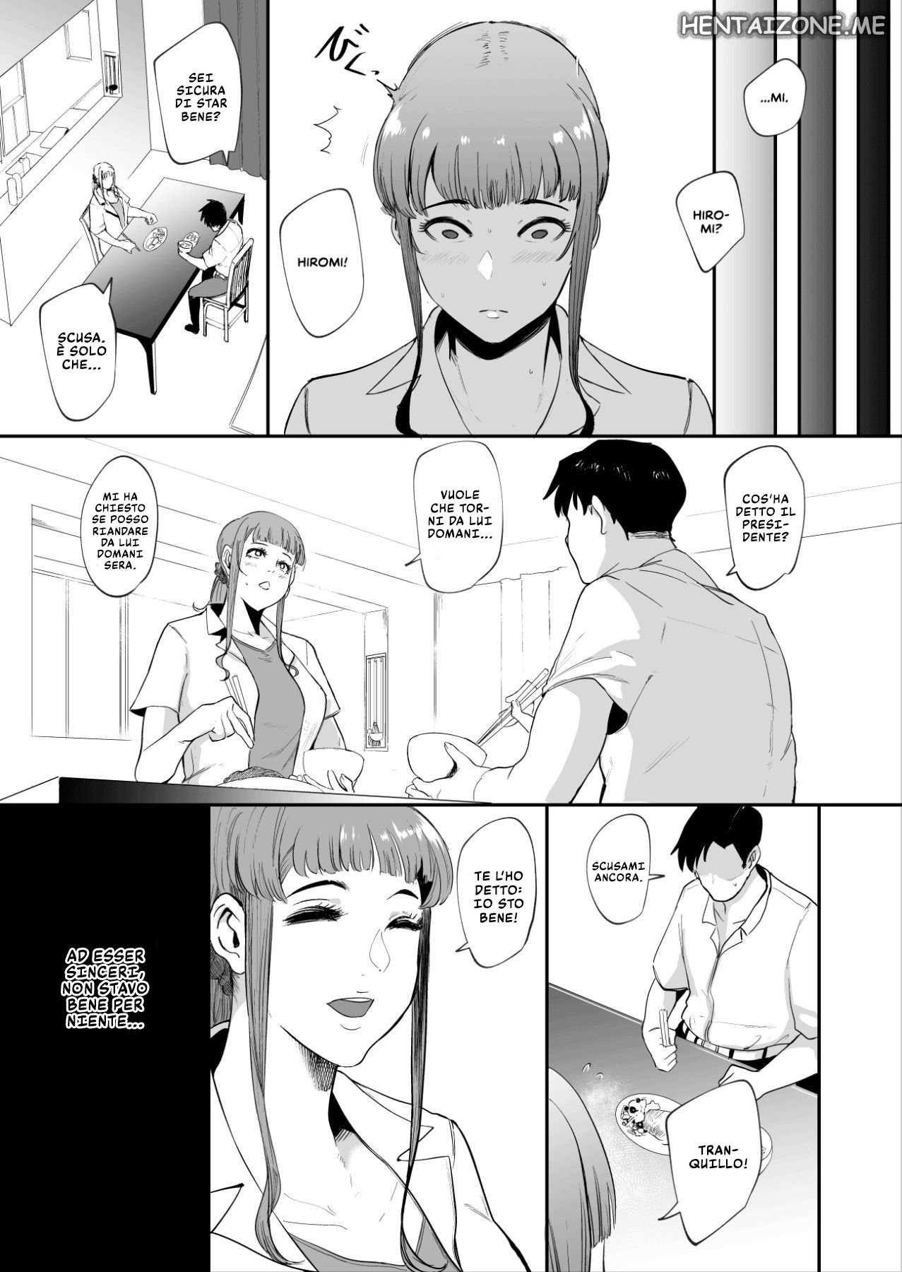 [SOUND MILK (Otochichi)] Fella Mask Fujin | Pompini in Maschera per Mia Moglie [Italian] image number 19