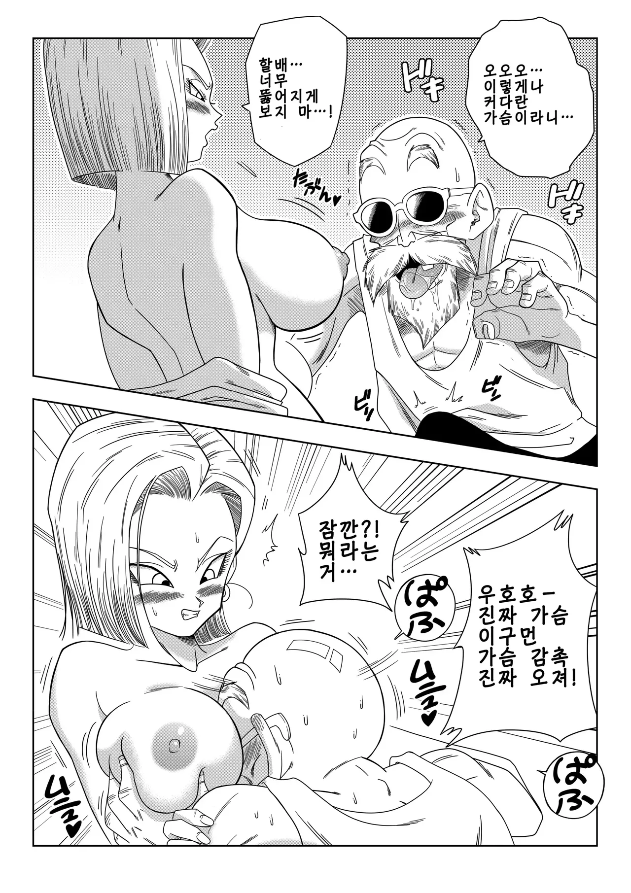 [Yamamoto] 18-gou vs Kame Sennin | 18호 VS 거북선인 (Dragon Ball Z) [Korean] [Decensored] numero di immagine  7
