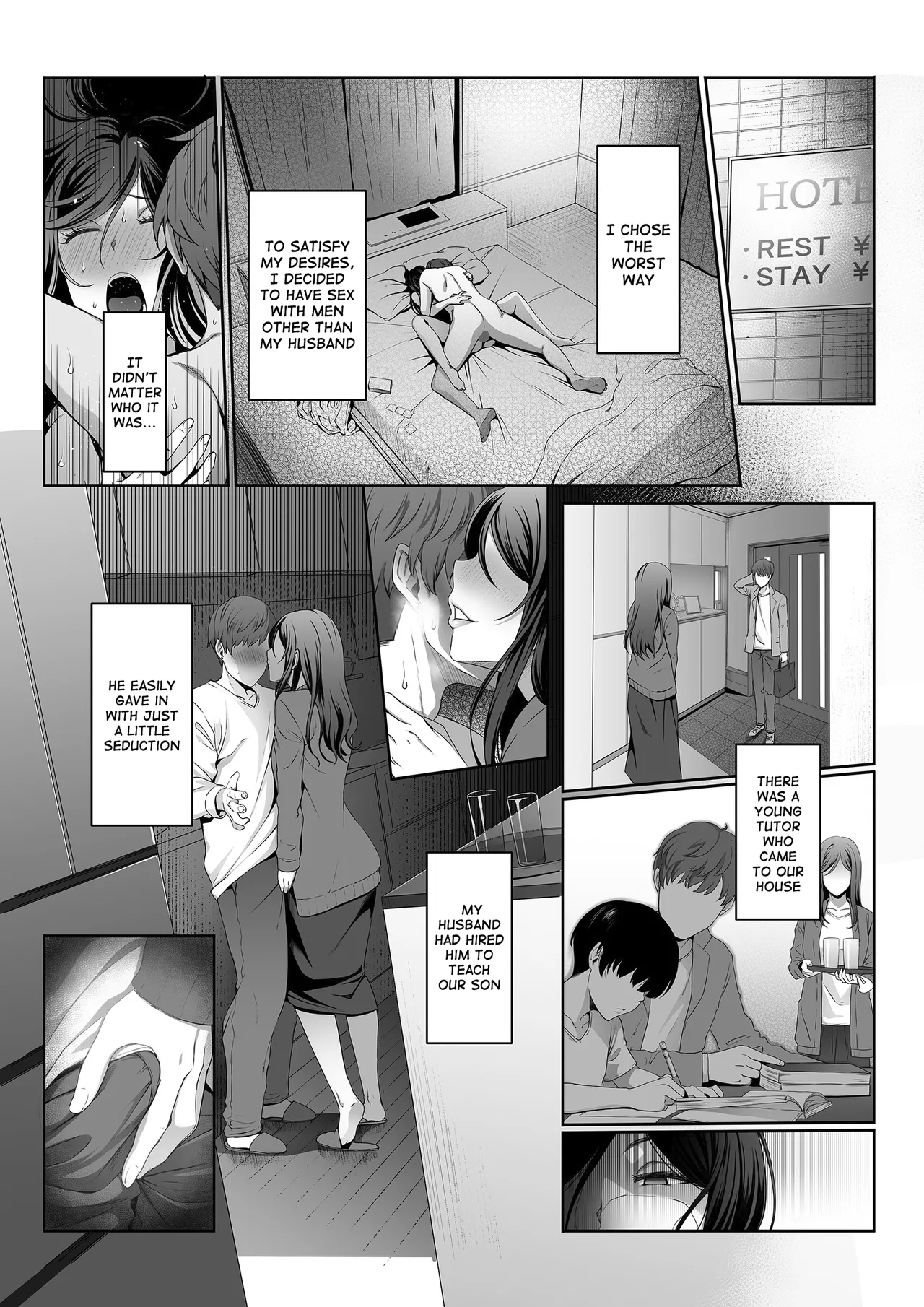 [Yareba Dekiru Ko.] Hitozuma Omocha -Danna ni mo, Musuko ni mo Mesetsukete, Keibetsusaretai- | Married Woman Toy - I want to be despised by my husband and son [English] [meganekun_tl] image number 7
