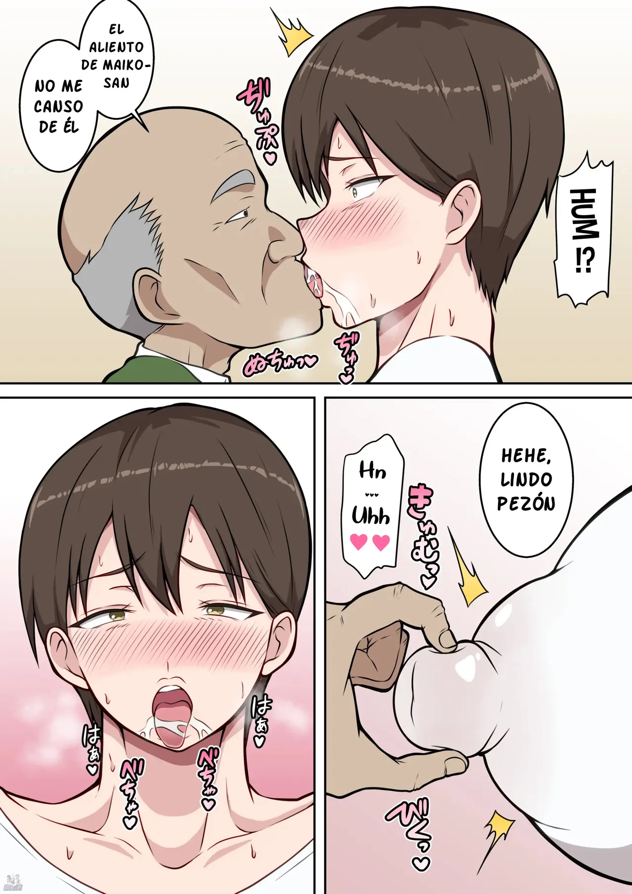 [Danpacino] Washi no Ko o Ume ~78-sai no Gifu (Jijii) ni Netorarete Haramaseraretatare Uba Nyuujuku Tsuma~｜Dar a Luz a mi Hijo ~Una Esposa Madura de Pechos Caidos que Quedo Embarazada de su Suegro (Anciano) de 78 Años~ [Spanish] [KnightsMighty] Bildnummer 5