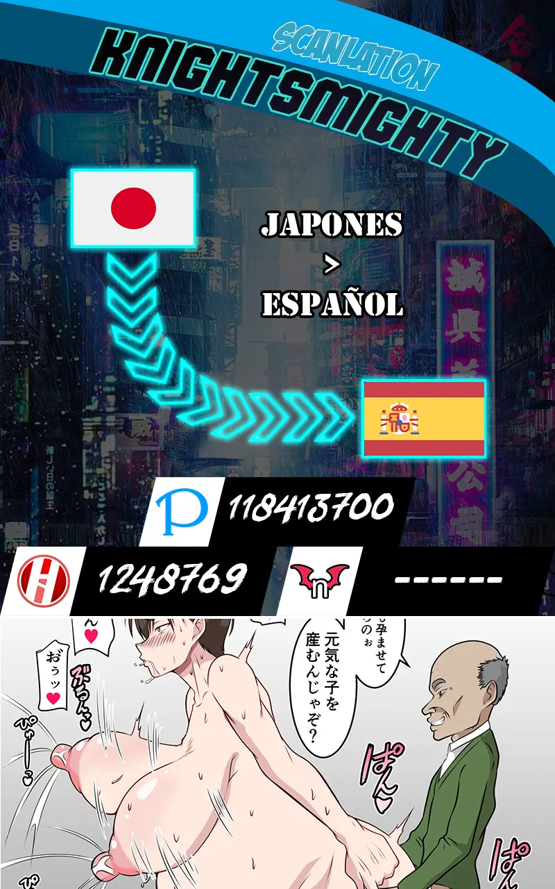 [Danpacino] Washi no Ko o Ume ~78-sai no Gifu (Jijii) ni Netorarete Haramaseraretatare Uba Nyuujuku Tsuma~｜Dar a Luz a mi Hijo ~Una Esposa Madura de Pechos Caidos que Quedo Embarazada de su Suegro (Anciano) de 78 Años~ [Spanish] [KnightsMighty] Bildnummer 23