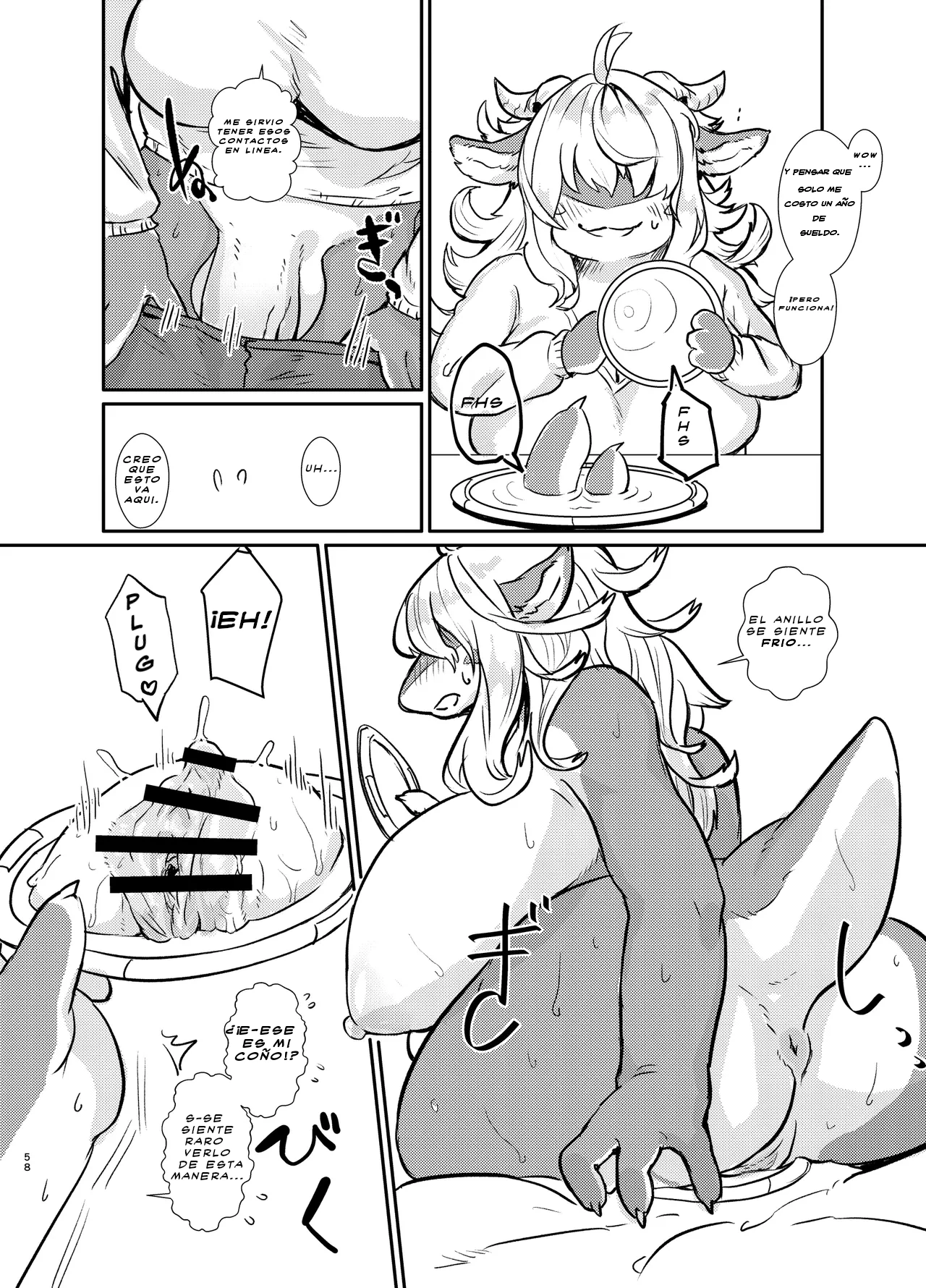 [Yoo Oona] Tamaño práctico sin Portal Ring de Jibun a Ecchi suru Manga | 손크기의 포탈링으로 자신과 섹스하는 만화 (hank_salaz) [español] [LWND] [Digital] 2eme image