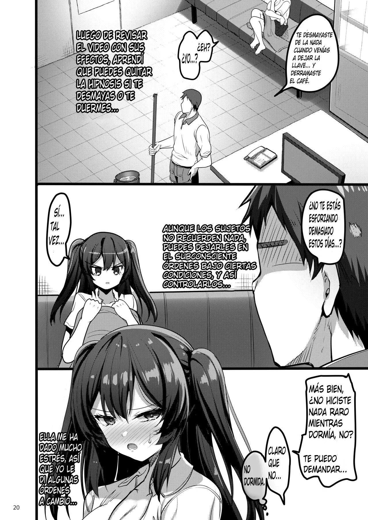 [65535th Avenue. (Akahito)] Jibun ni dake Atari ga Tsuyoi Seito ni Saiminjutsu o Kaketa Hanashi｜La Historia de Cómo Hipnoticé a una Estudiante que sólo era Mala Conmigo [Spanish] [Hamsterballs] [Digital] image number 19