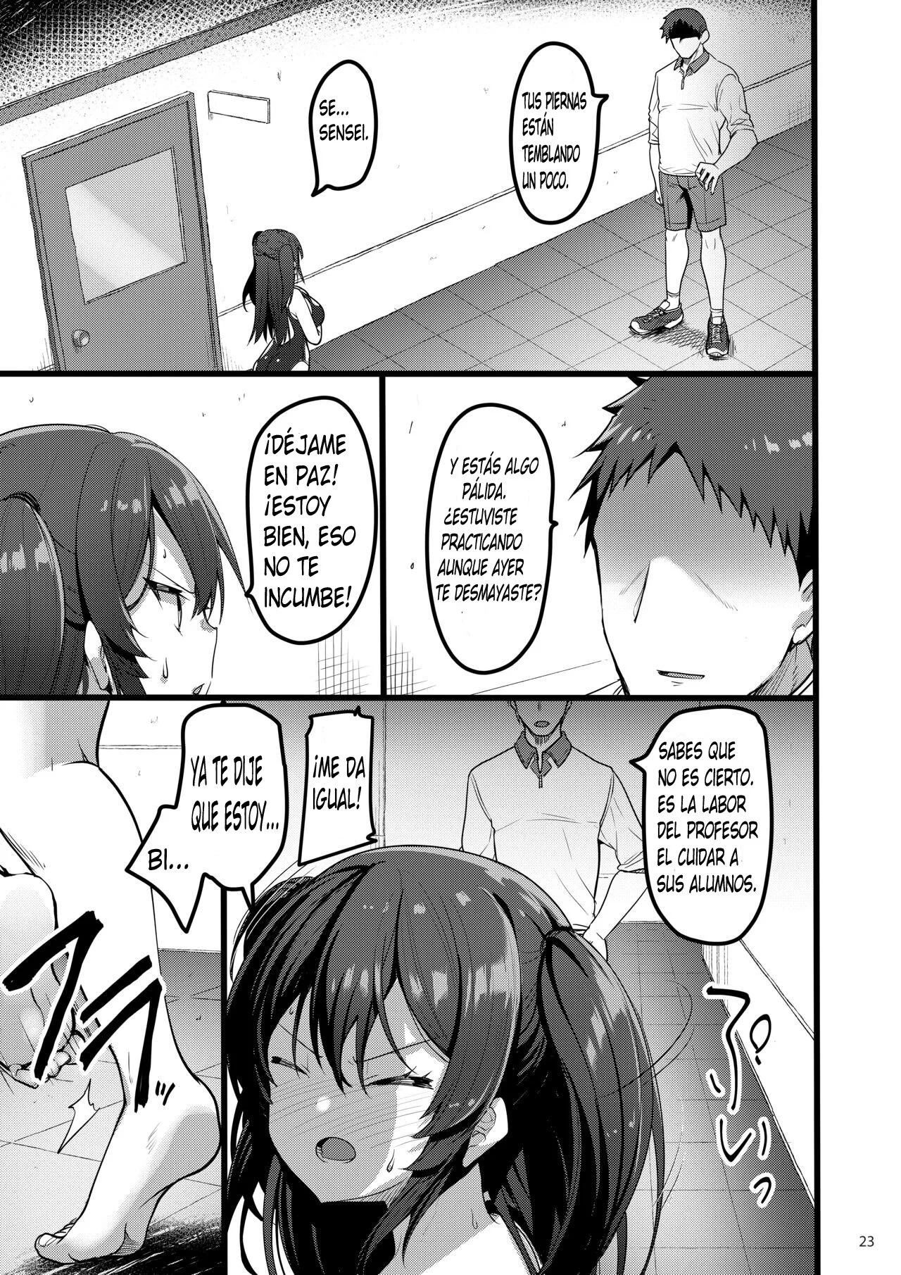 [65535th Avenue. (Akahito)] Jibun ni dake Atari ga Tsuyoi Seito ni Saiminjutsu o Kaketa Hanashi｜La Historia de Cómo Hipnoticé a una Estudiante que sólo era Mala Conmigo [Spanish] [Hamsterballs] [Digital] image number 22