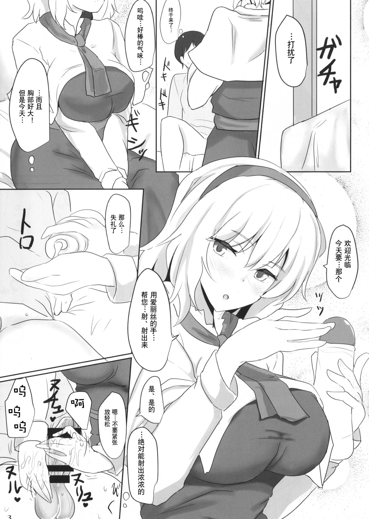 (Reitaisai 11) [Hakuginmokusei (Poshi)] Alinuki (Touhou project) [Chinese] [风油精汉化组] numero di immagine  3