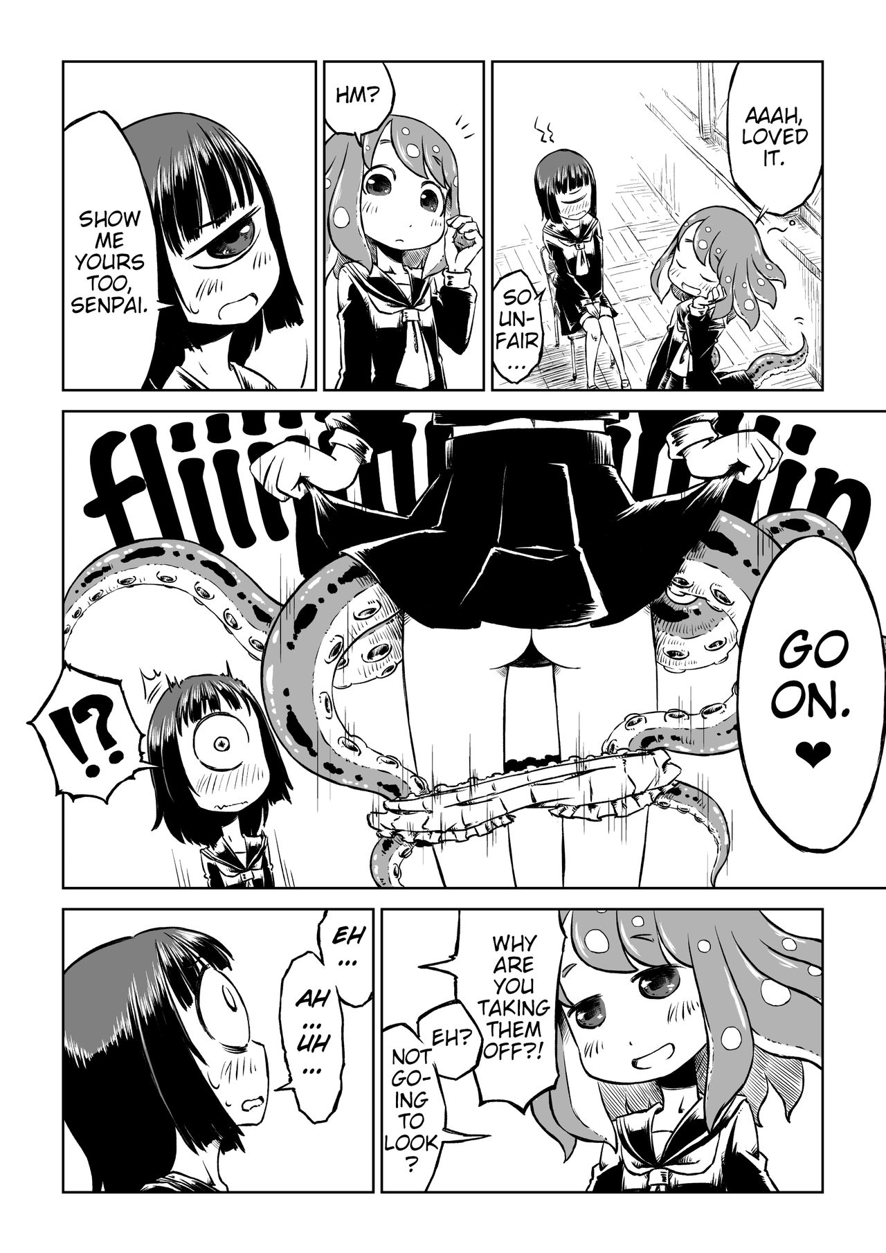 [Sondake. (SoN)] Tako Musume to Tangan Musume ga XX Suru dake. [English] =Fureta7= [Digital] numero di immagine  6