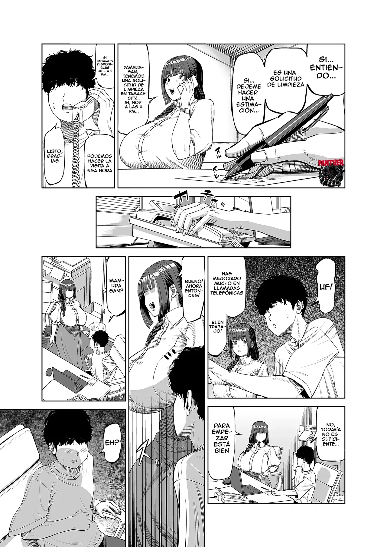 [R Koubou (Ruzi)] 先輩達による飴と鞭 | Recompensas y castigos de mis compañeras de trabajo! [Spanish] [Panther Scan] Bildnummer 17