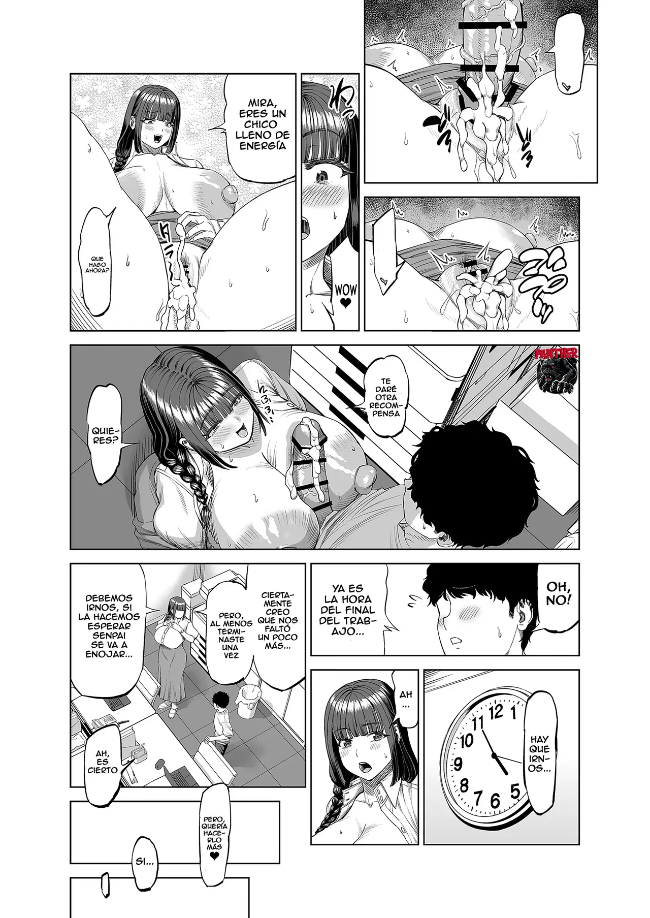 [R Koubou (Ruzi)] 先輩達による飴と鞭 | Recompensas y castigos de mis compañeras de trabajo! [Spanish] [Panther Scan] Bildnummer 28