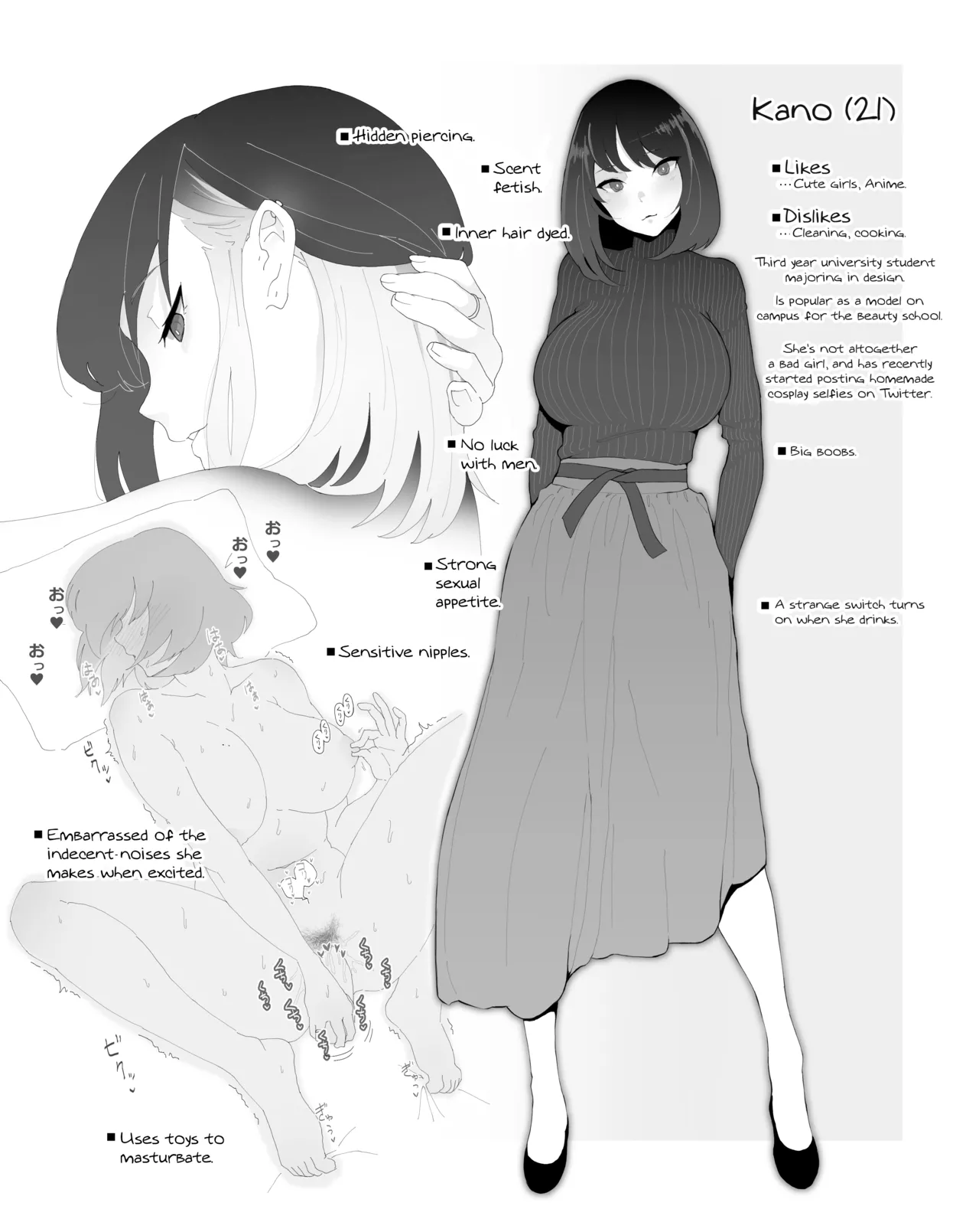 [Kagto] As Lesbians Whose Sex Life is in a Slump and are in Need of New Stimulation, is it Okay for the Scent of Cock to Awaken our Female Instincts? (English) 图片编号 3