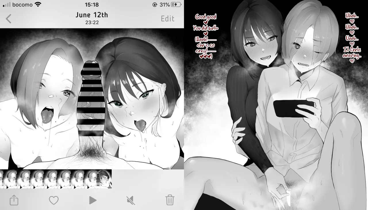 [Kagto] As Lesbians Whose Sex Life is in a Slump and are in Need of New Stimulation, is it Okay for the Scent of Cock to Awaken our Female Instincts? (English) 图片编号 18