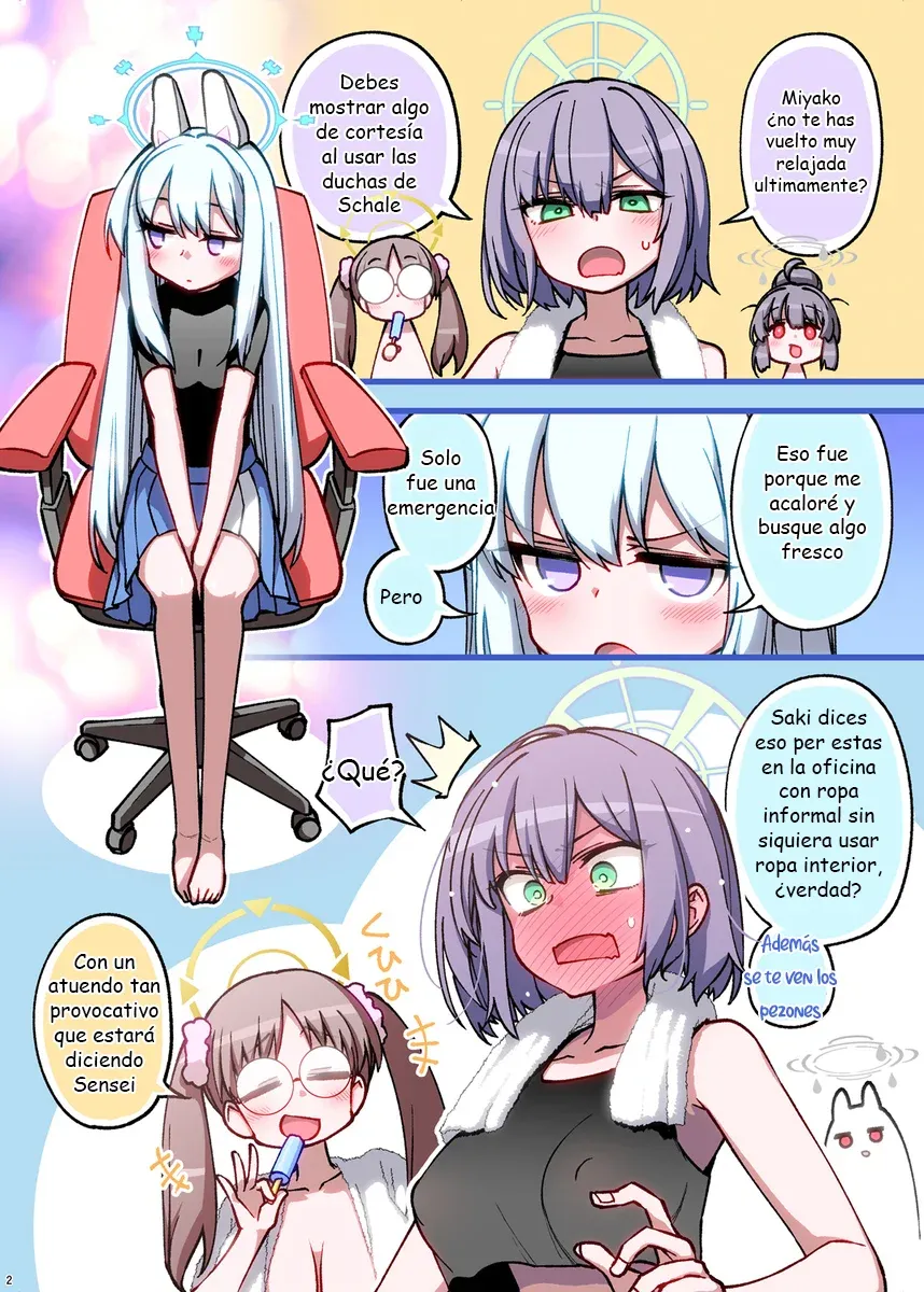 [Hitotosensou (Hitotose Rin)] RABBIT Shoutai Schale ni Kikan!｜¡El juego de gritos de CONEJO Kikan! Blue Archive! [Spanish] [Cathal y sus panas] [Digital] 图片编号 2