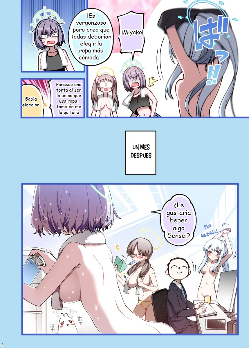 [Hitotosensou (Hitotose Rin)] RABBIT Shoutai Schale ni Kikan!｜¡El juego de gritos de CONEJO Kikan! Blue Archive! [Spanish] [Cathal y sus panas] [Digital] 图片编号 6