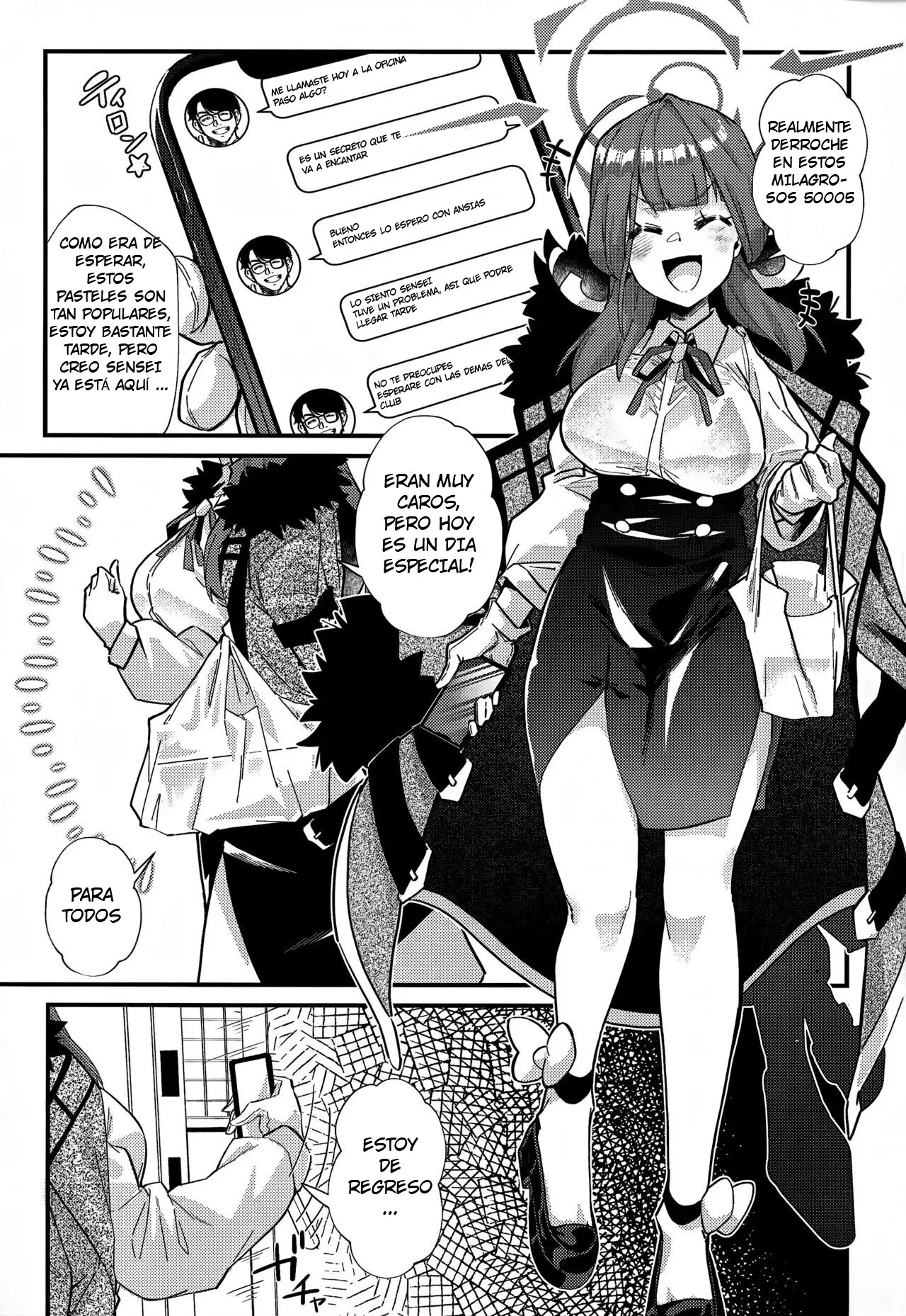 [Mori no Michi (Mori Sinrisk)] Aruchan dake Saimin ni Kakattenai Hon | Un Libro donde Aru no Fue Hipnotizada (Blue Archive) [Spanish] [Cathal y sus panas] [Digital] image number 4