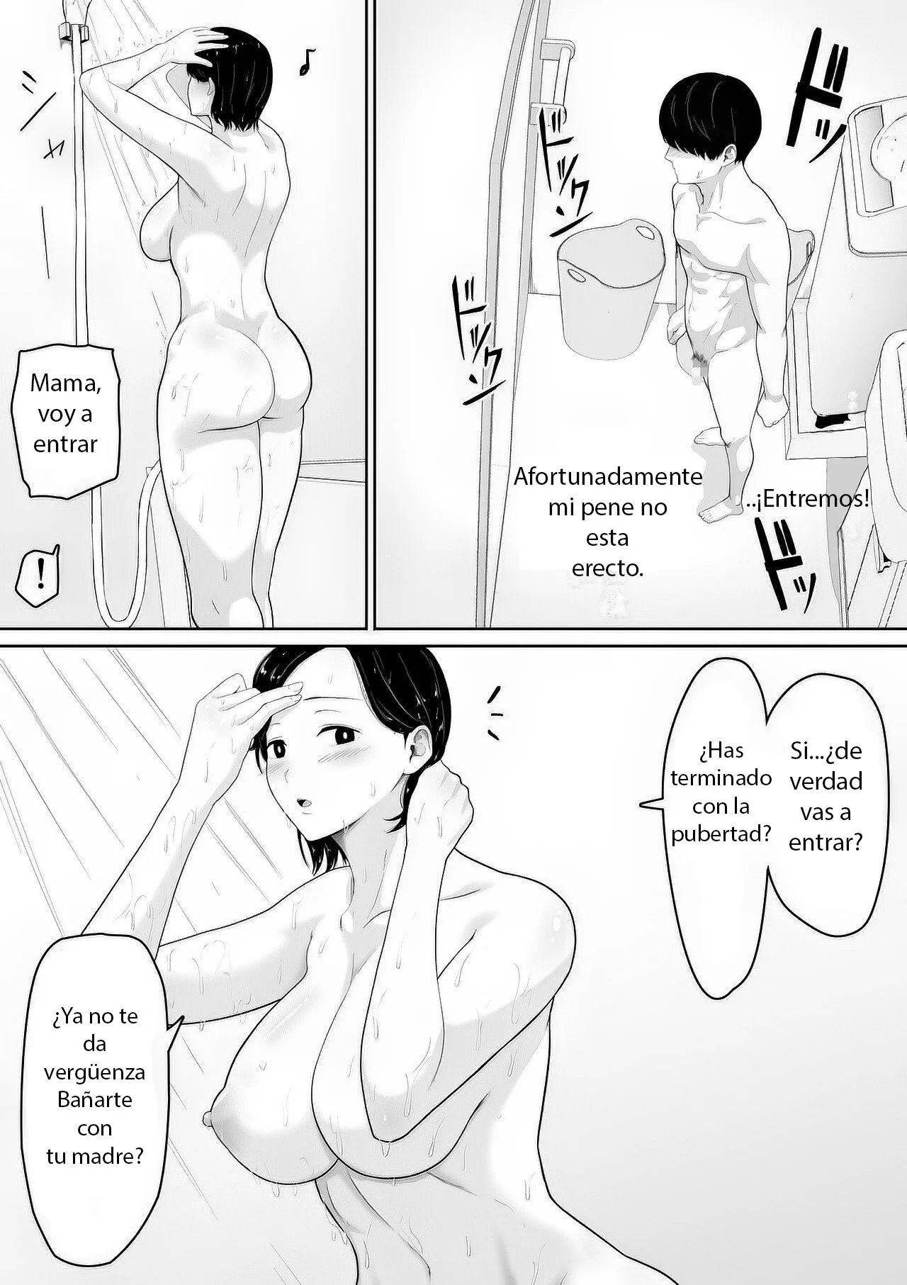 [Kuruto] Tanondara Yarerutte Ero Manga de Yonda Kara Hahaoya ni Onegaishite Mita｜Leí en un manga erótico que si lo pido, lo consigo, así que le pregunté a mi madre [Spanish] [XDevusX] image number 6